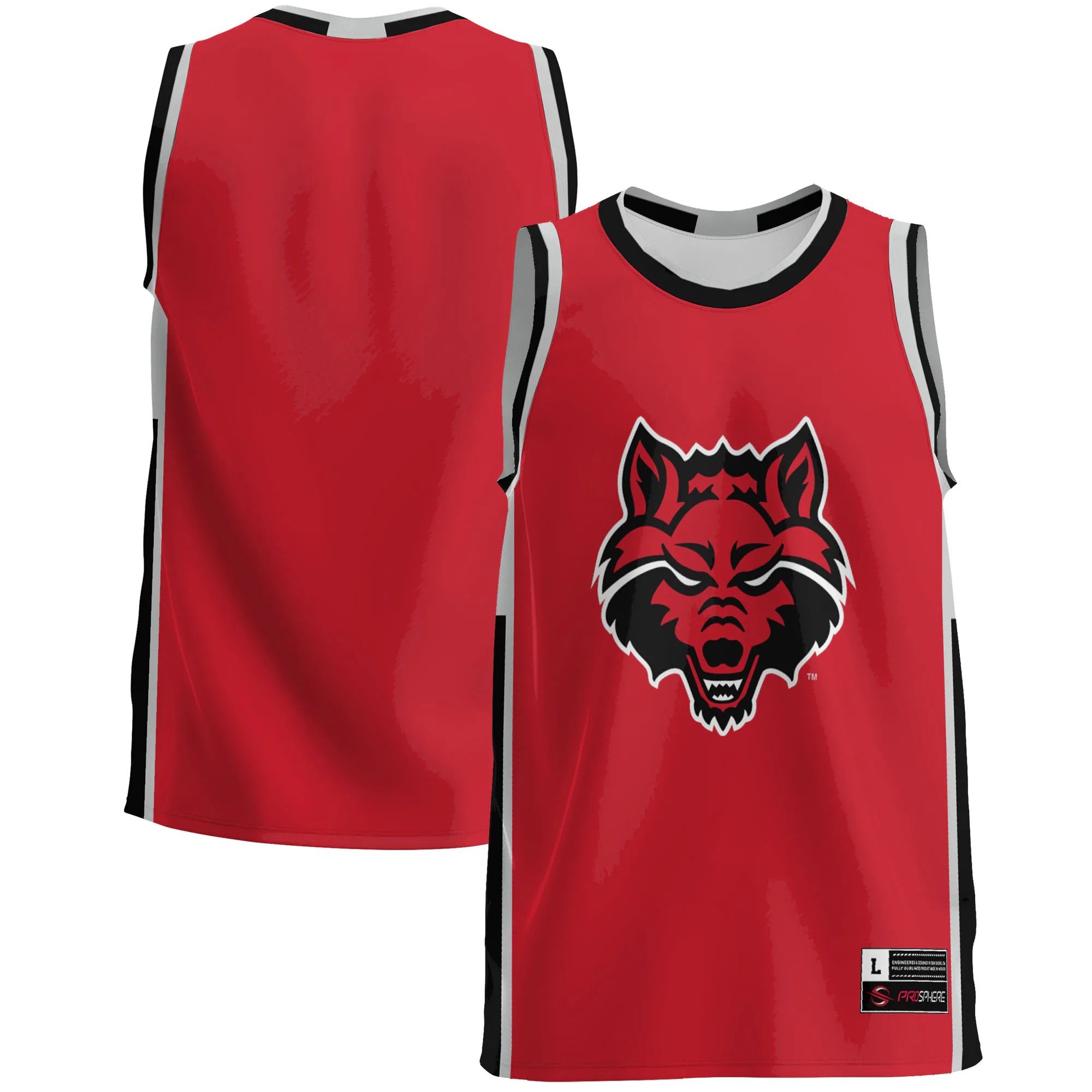 Hunk Wear - Arkansas State Red Wolves GameDay Greats Lightweight Basketball Jersey - Scarlet