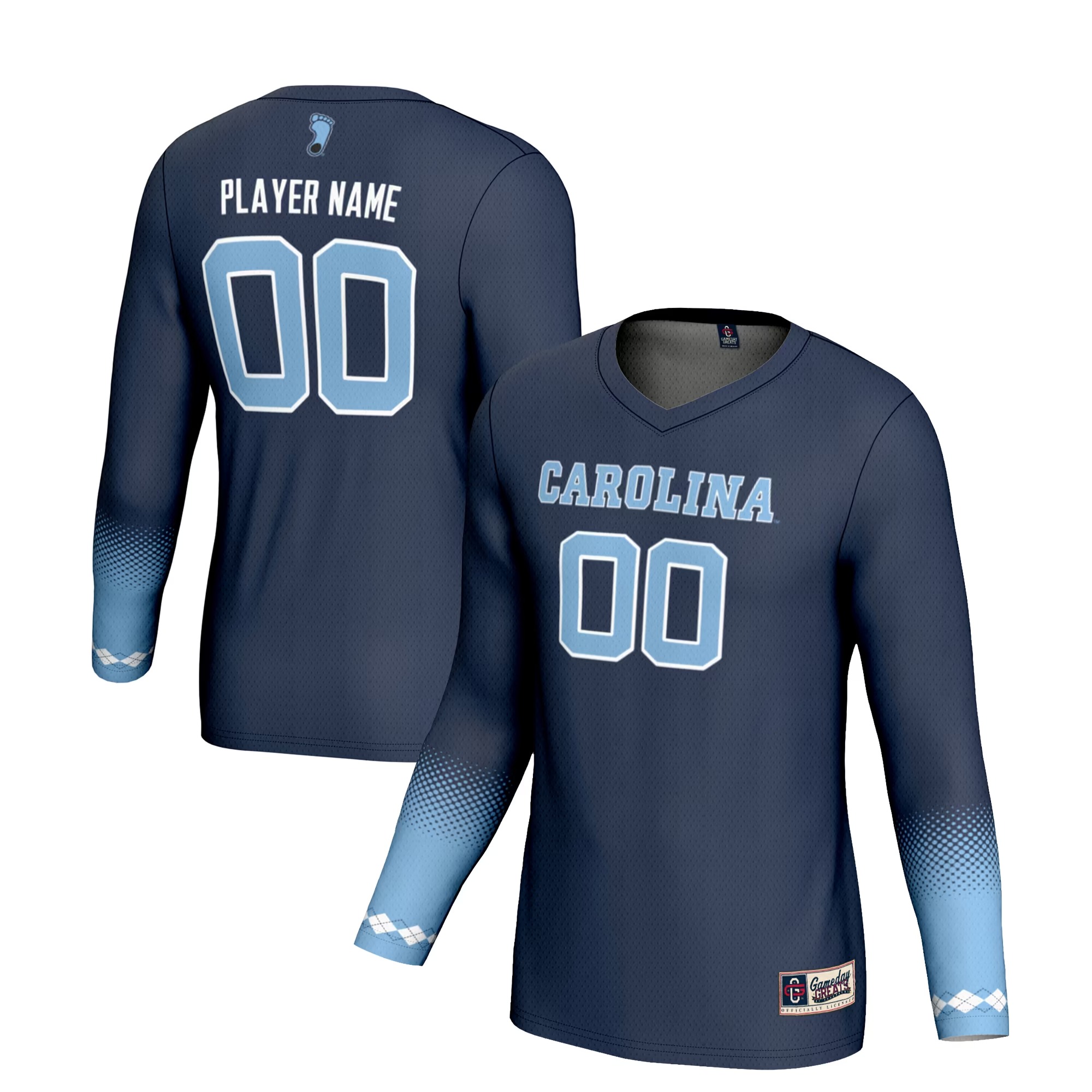 Hunk Wear - North Carolina Tar Heels GameDay Greats Youth Pick-A-Player NIL Women's Volleyball Jersey - Navy