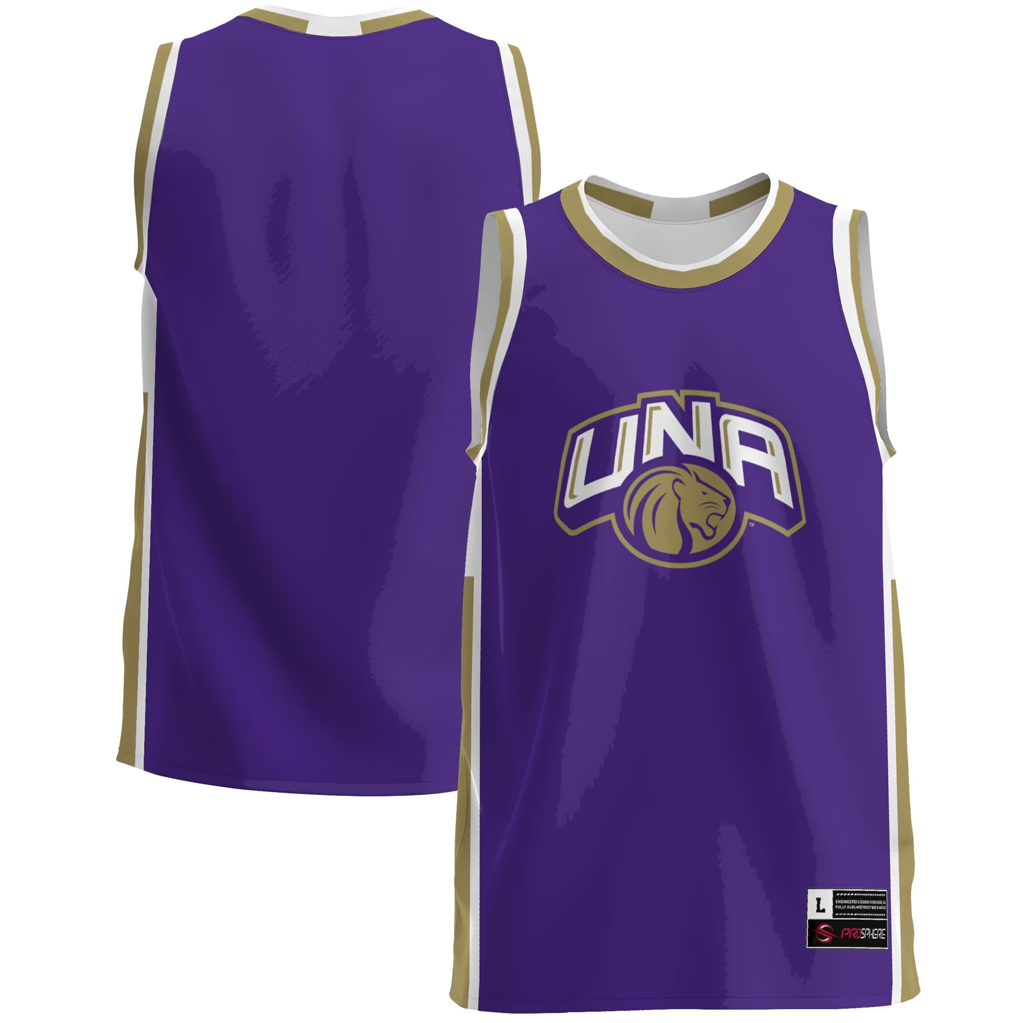 Hunk Wear - North Alabama Lions GameDay Greats Lightweight Basketball Jersey - Purple
