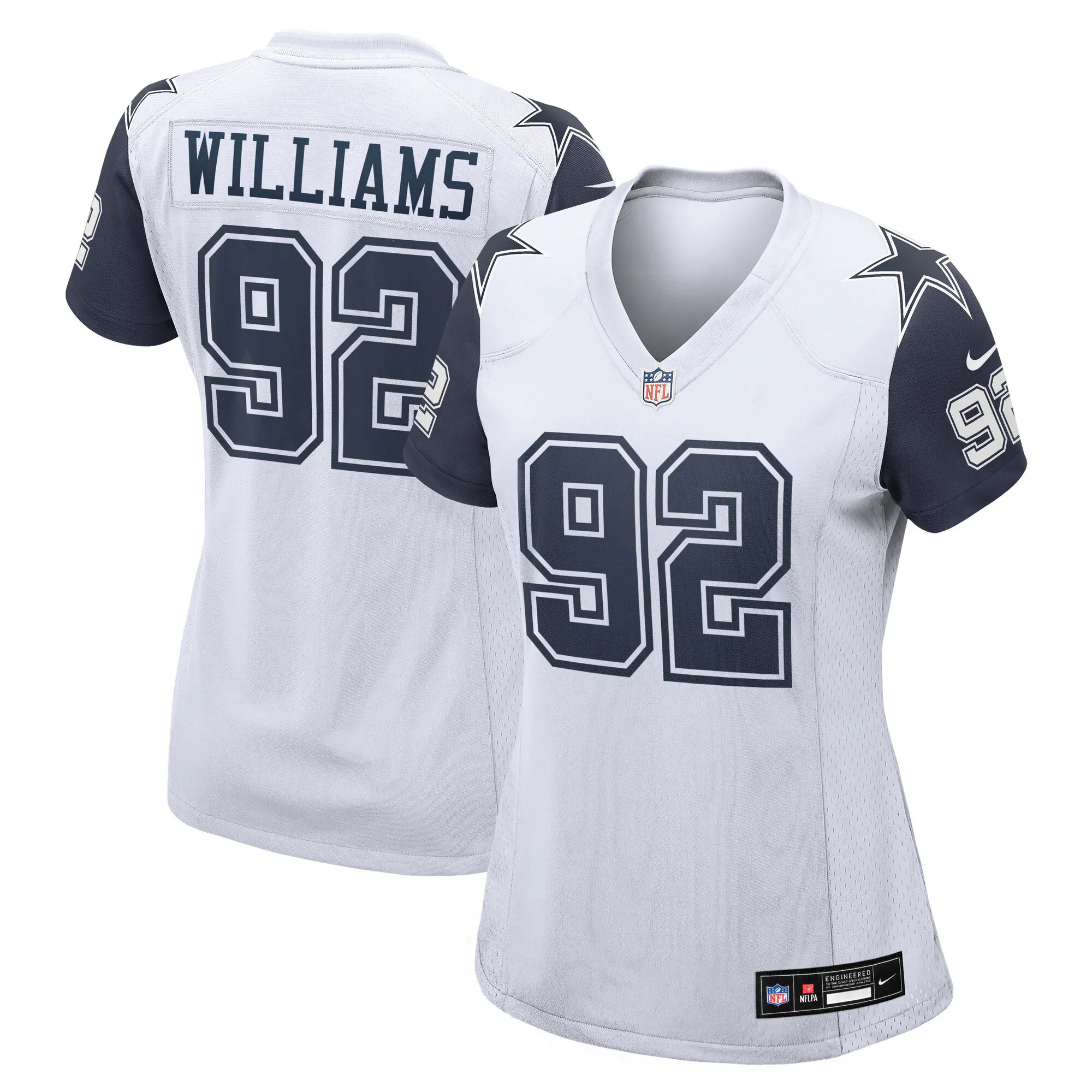 Hunk Wear - Quinnen Williams Dallas Cowboys Nike Women's Alternate Game Jersey - White