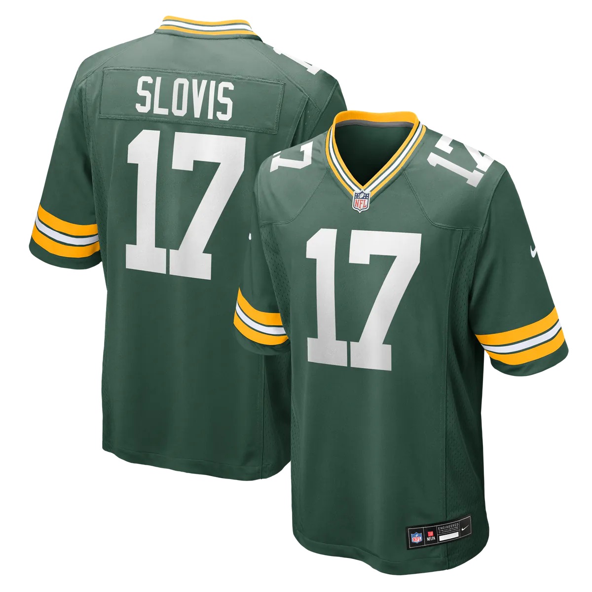 Hunk Wear - Kedon Slovis Green Bay Packers Nike Team Game Jersey - Green