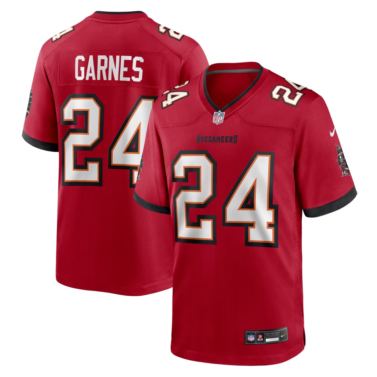 Hunk Wear - Ayden Garnes Tampa Bay Buccaneers Nike Team Game Jersey - Red