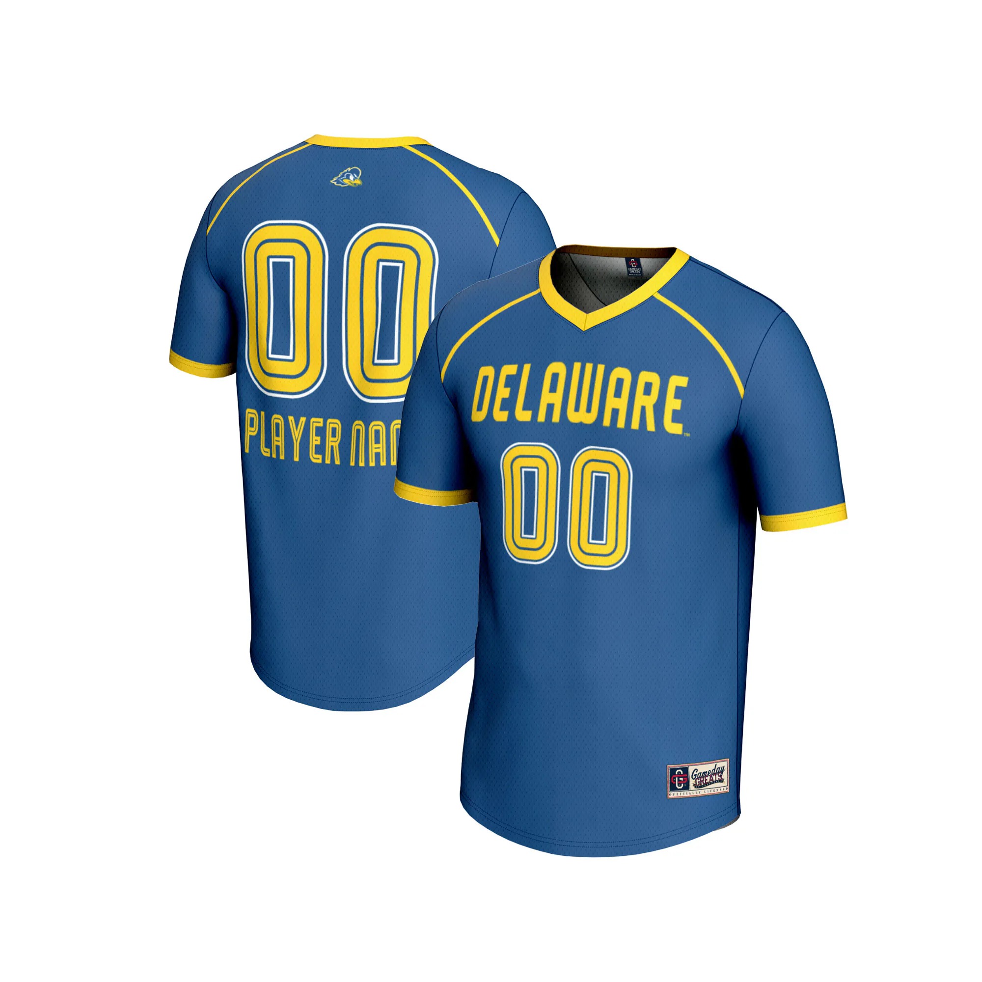 Hunk Wear - Delaware Fightin' Blue Hens GameDay Greats Unisex NIL Pick-A-Player Women's Lacrosse Lightweight Jersey - Royal