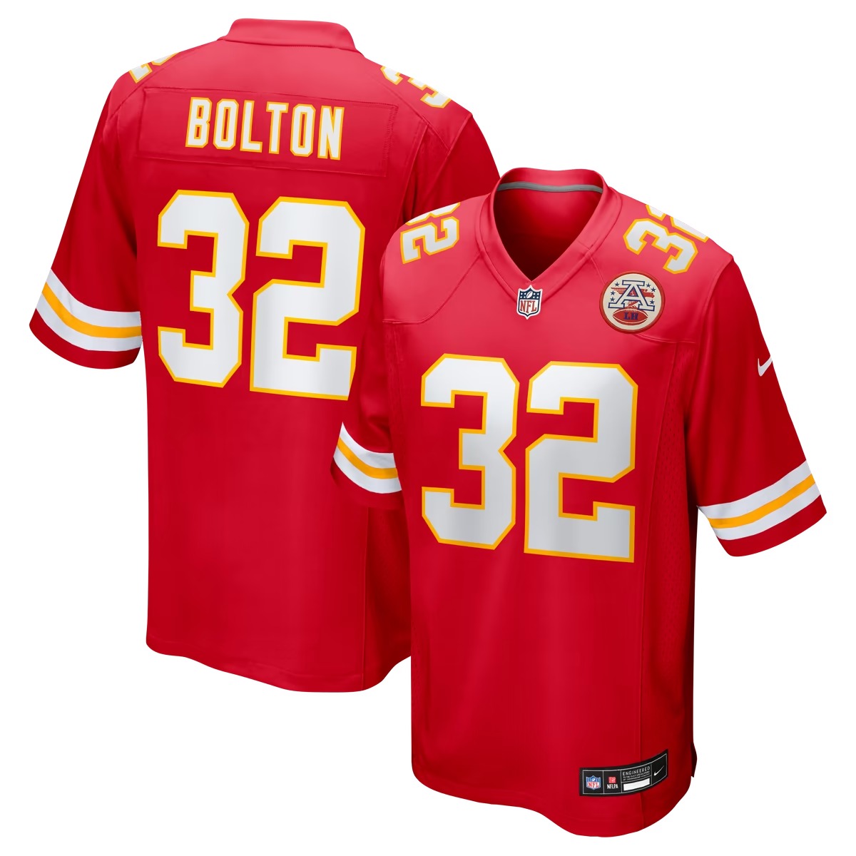 Hunk Wear - Nick Bolton Kansas City Chiefs Nike Game Jersey - Red