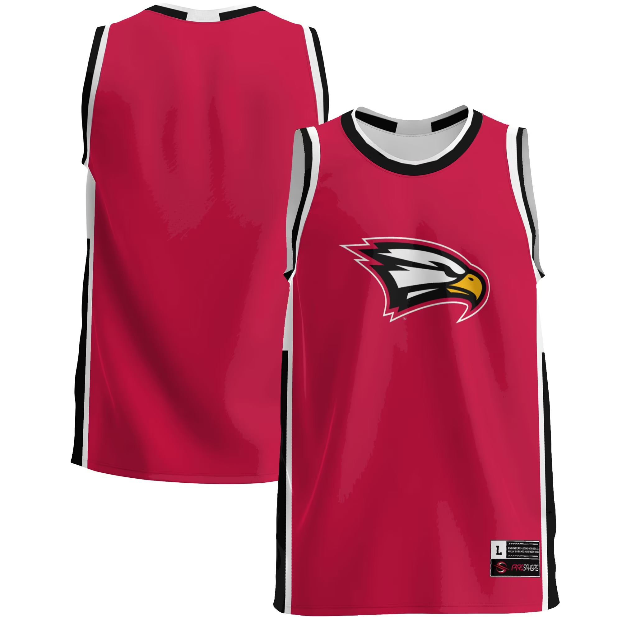 Hunk Wear - Polk State College Eagles GameDay Greats Lightweight Basketball Jersey - Red