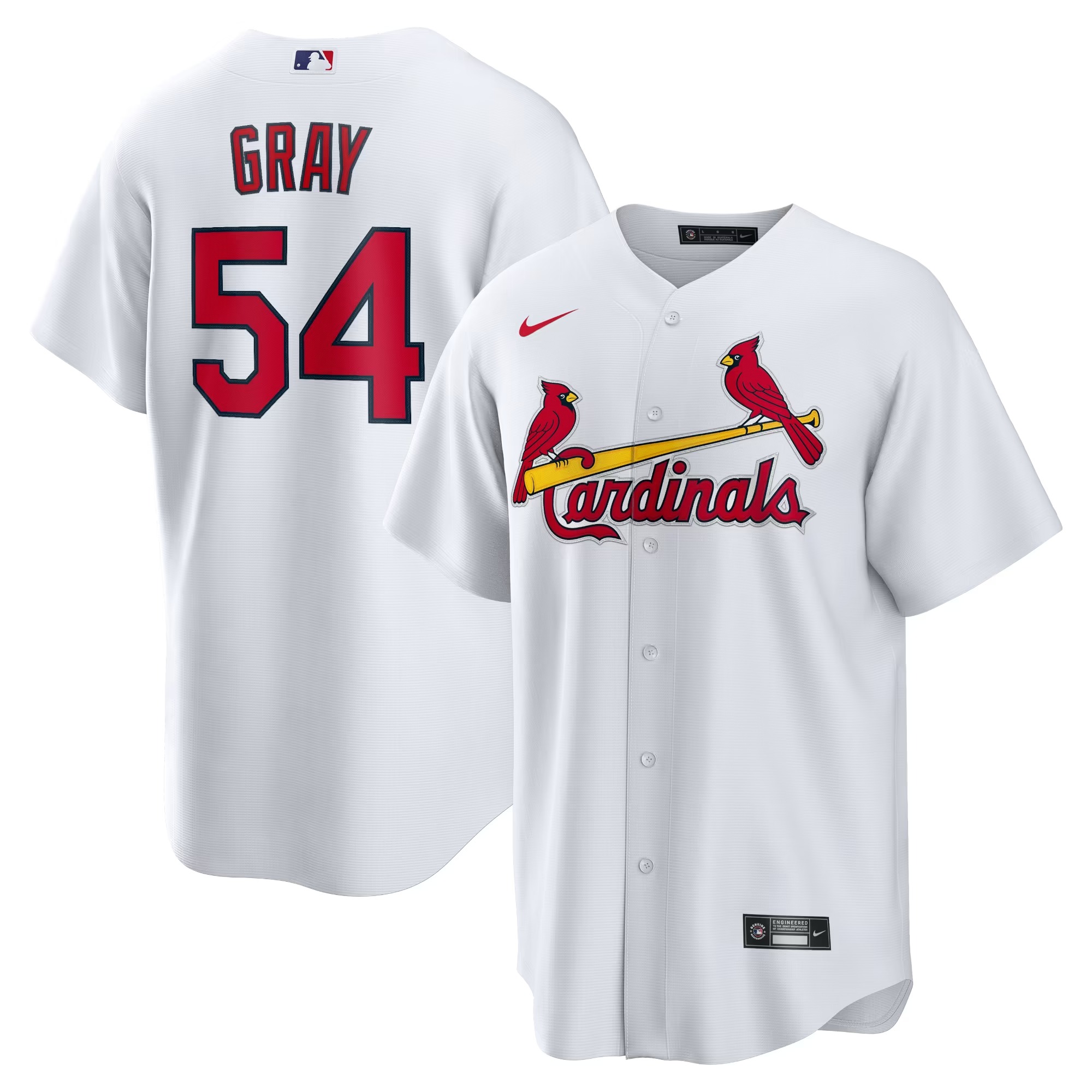 Hunk Wear - Sonny Gray St. Louis Cardinals Nike Home Replica Jersey - White