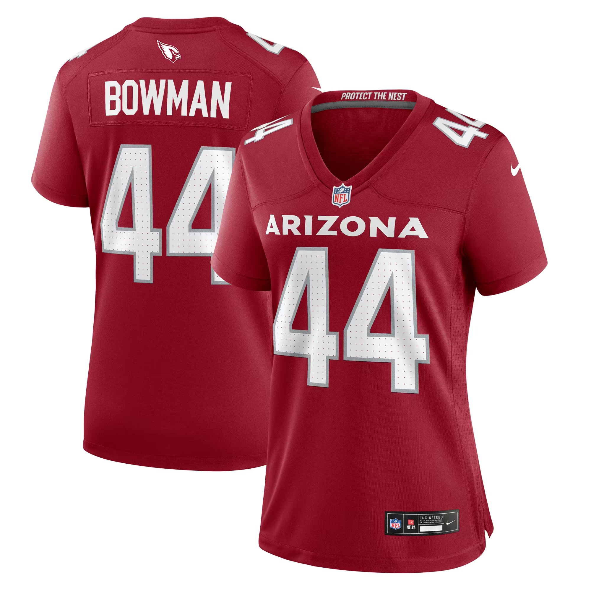 Hunk Wear - Shawn Bowman Arizona Cardinals Nike Women's Team Game Jersey - Cardinal