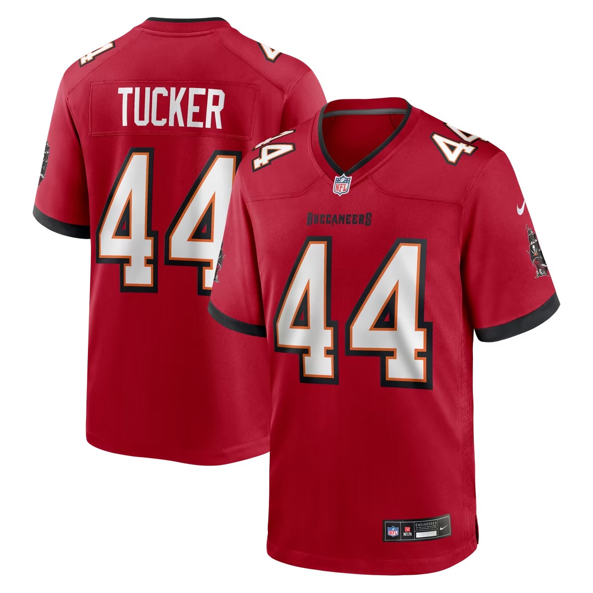 Hunk Wear - Sean Tucker Tampa Bay Buccaneers Nike Game Jersey - Red