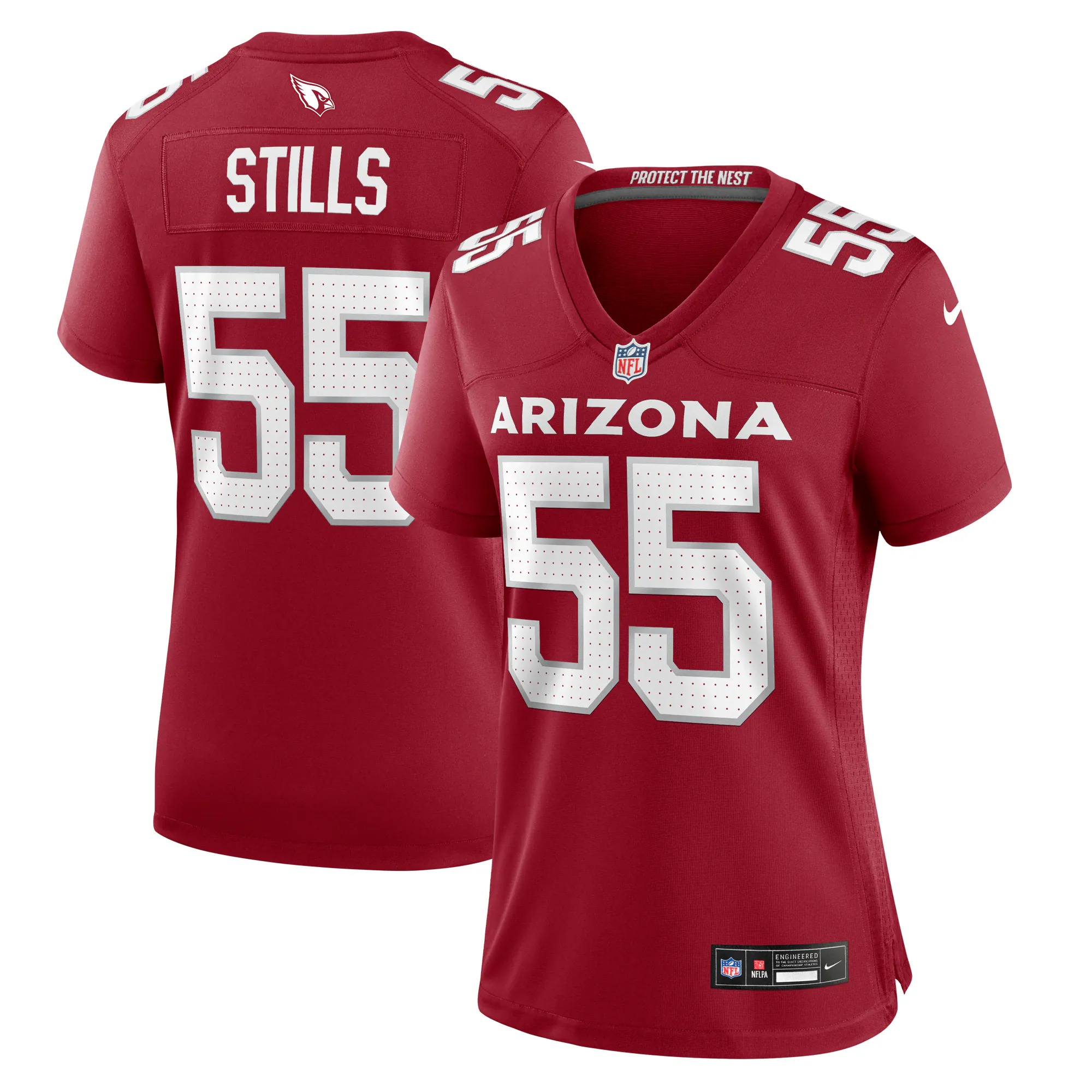 Hunk Wear - Dante Stills Arizona Cardinals Nike Women's Game Jersey - Cardinal