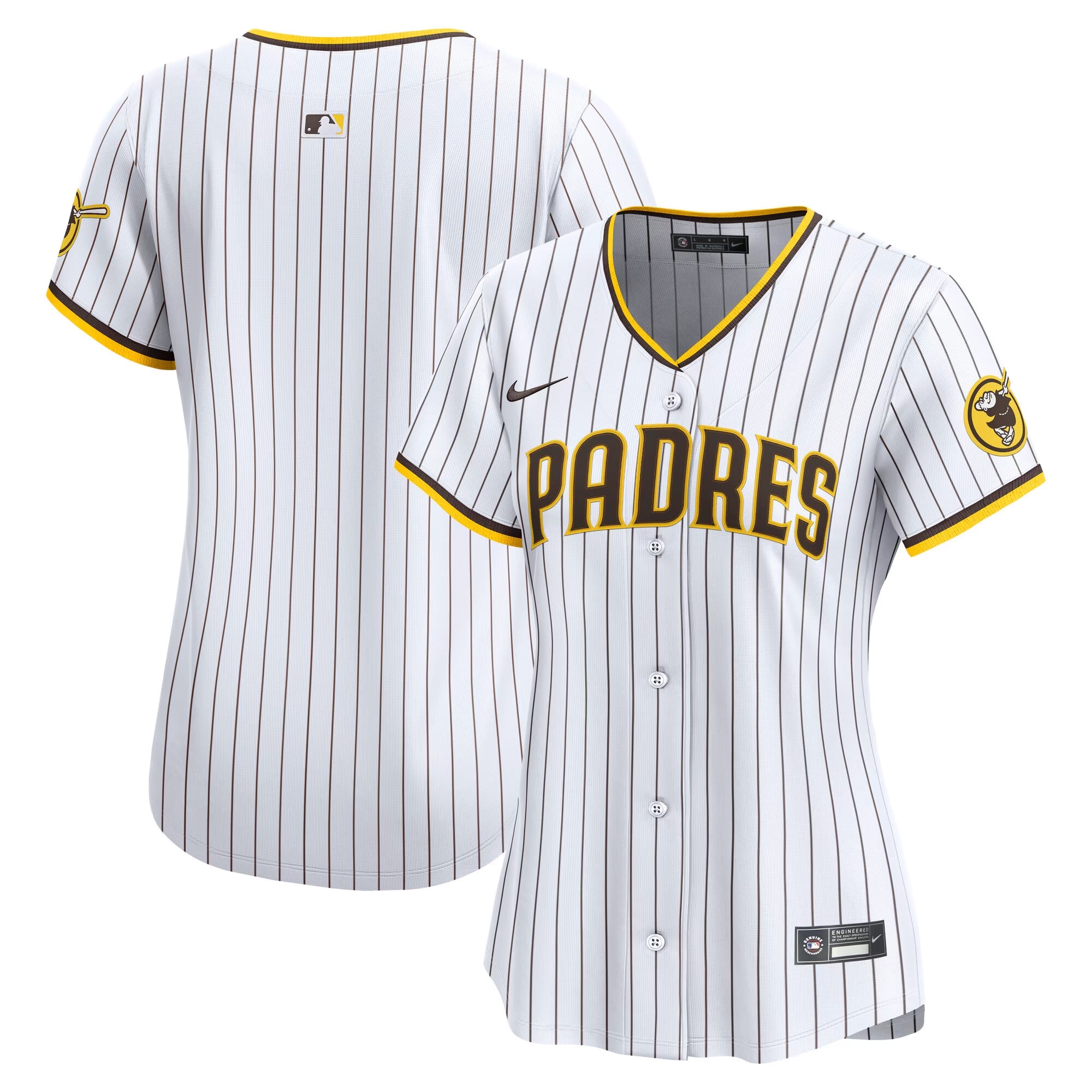 Hunk Wear - San Diego Padres Nike Women's Home Limited Jersey - White