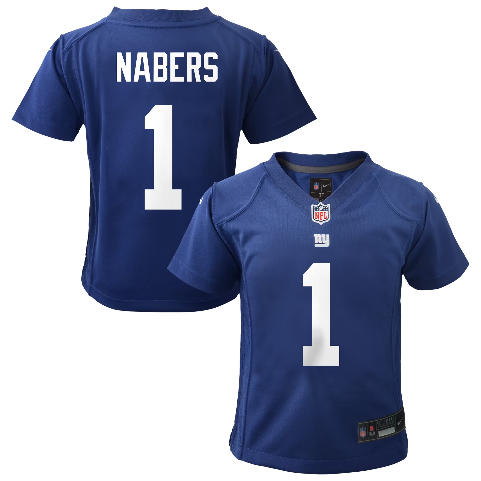 Hunk Wear - Malik Nabers New York Giants Nike Toddler Game Jersey - Royal