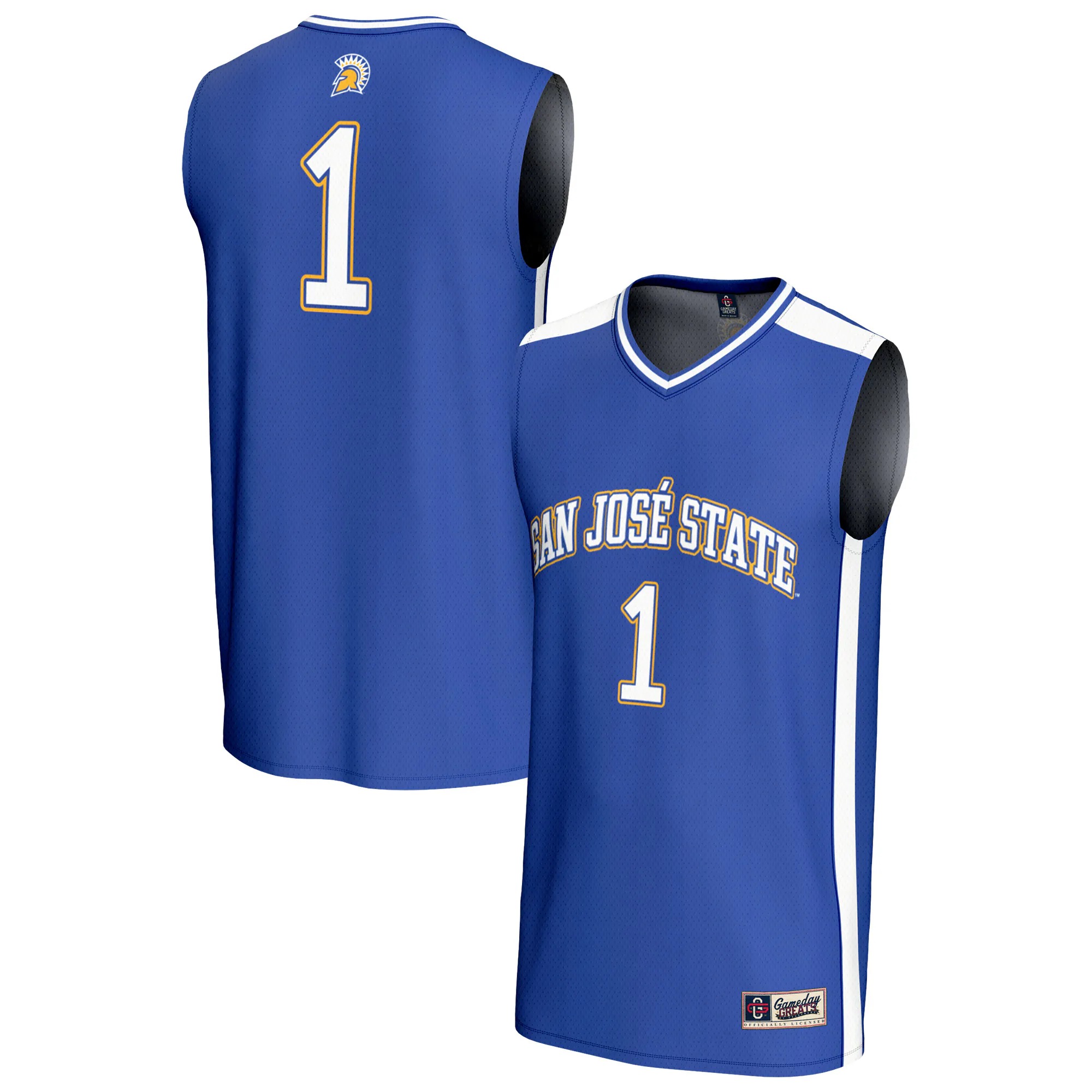 Hunk Wear - #1 San Jose State Spartans GameDay Greats Unisex Lightweight Basketball Fashion Jersey - Royal