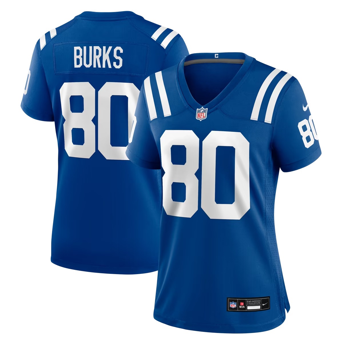 Hunk Wear - Deion Burks Indianapolis Colts Nike Women's Team Game Jersey - Royal