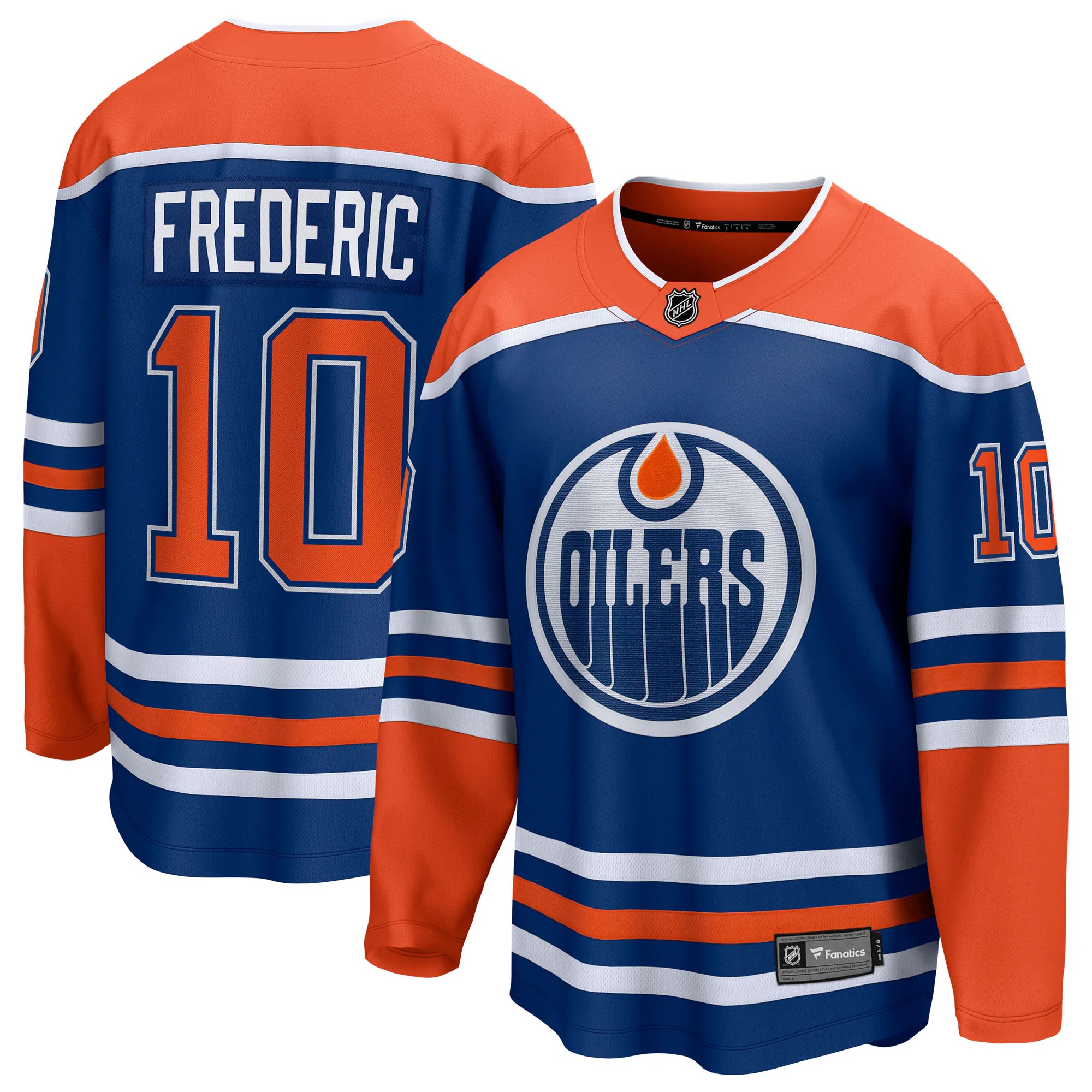 Hunk Wear - Trent Frederic Edmonton Oilers Fanatics Home Breakaway Jersey - Royal