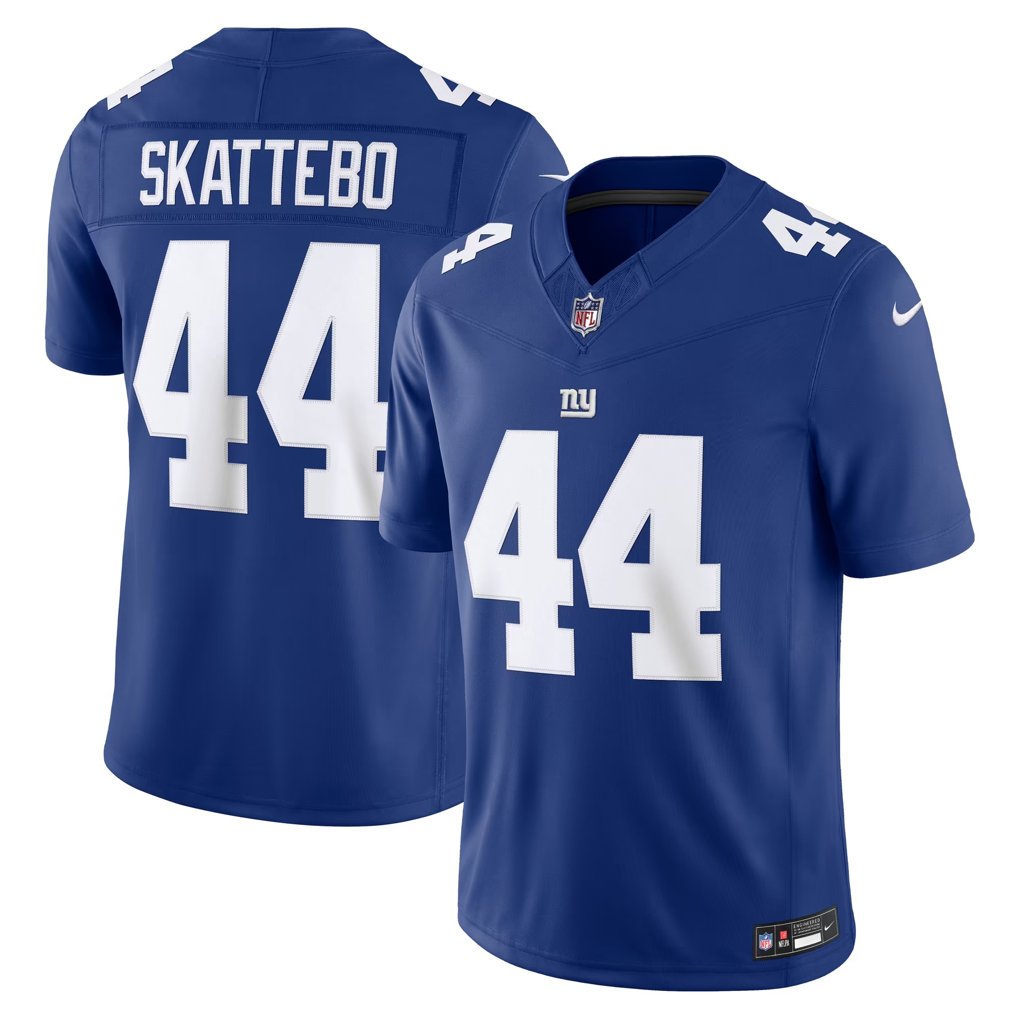 Hunk Wear - Cam Skattebo New York Giants Nike Team Vapor F.U.S.E. Stitched Limited Jersey - Royal