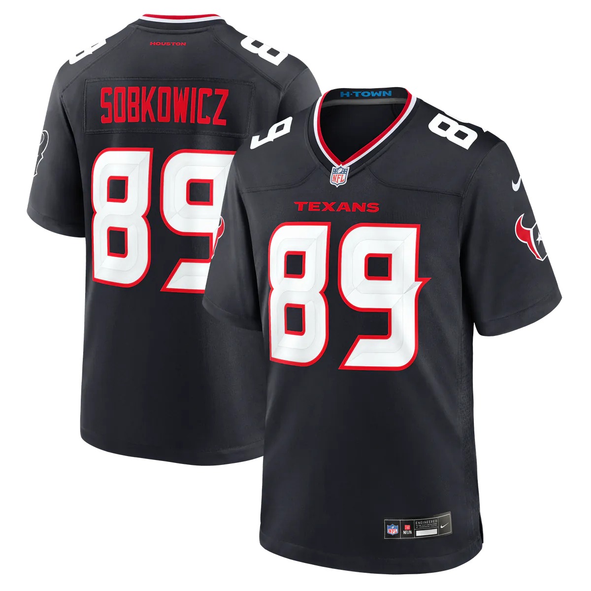 Hunk Wear - Daniel Sobkowicz Houston Texans Nike Team Game Jersey - Navy