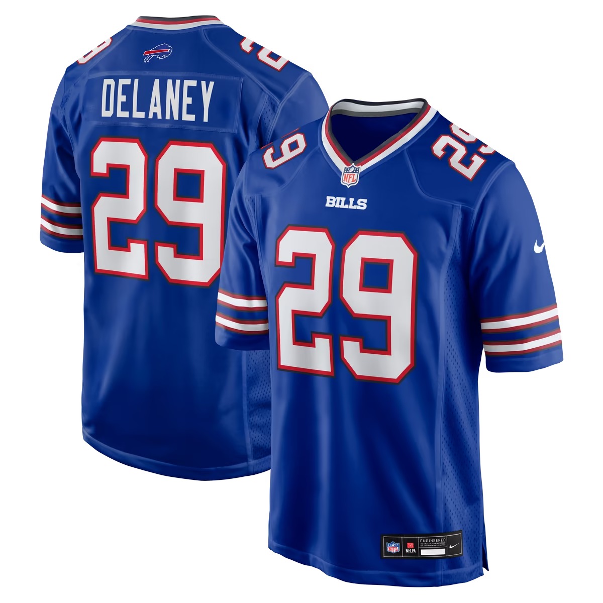 Hunk Wear - Dee Delaney Buffalo Bills Nike Game Jersey - Royal