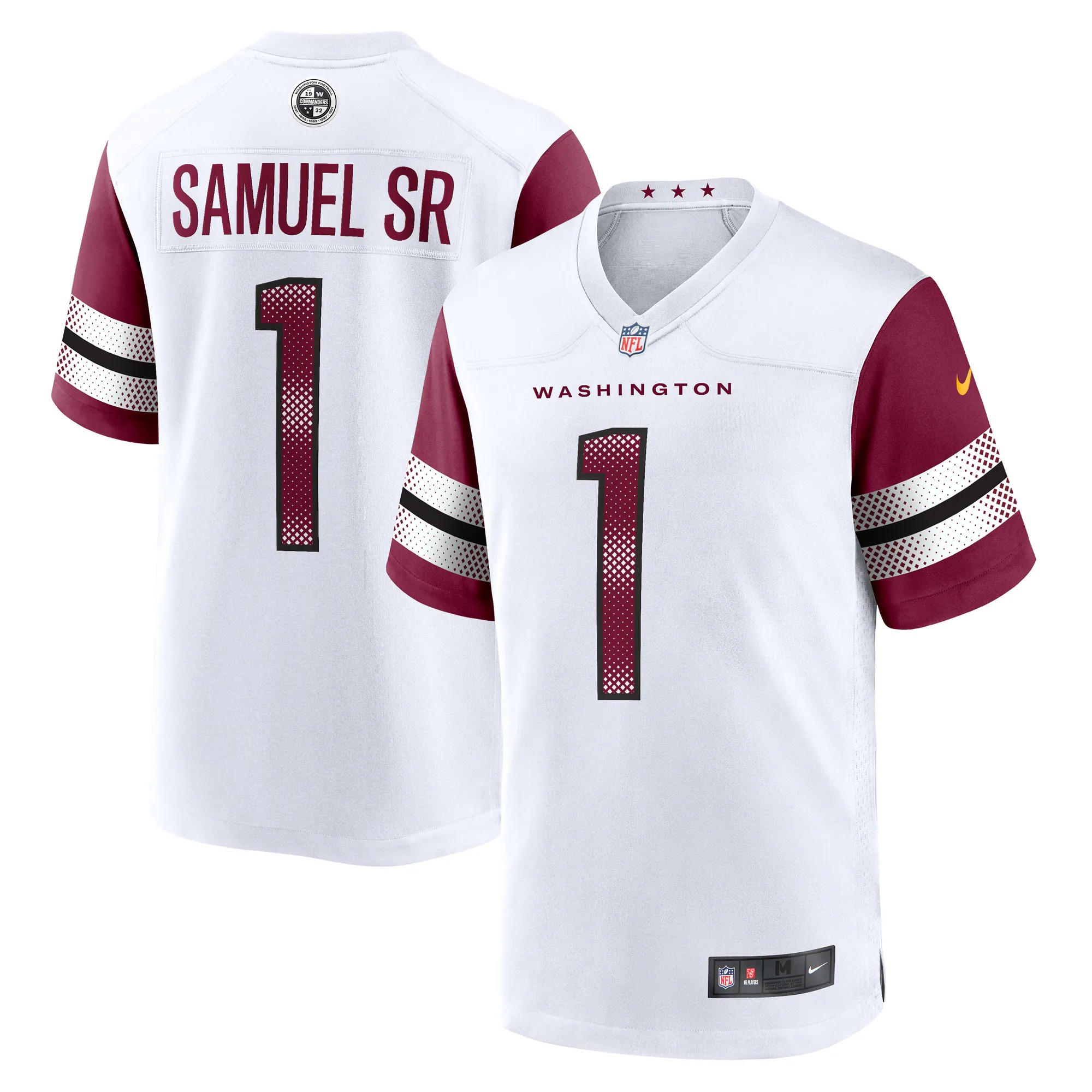 Hunk Wear - Deebo Samuel Sr Washington Commanders Nike Game Player Jersey - White
