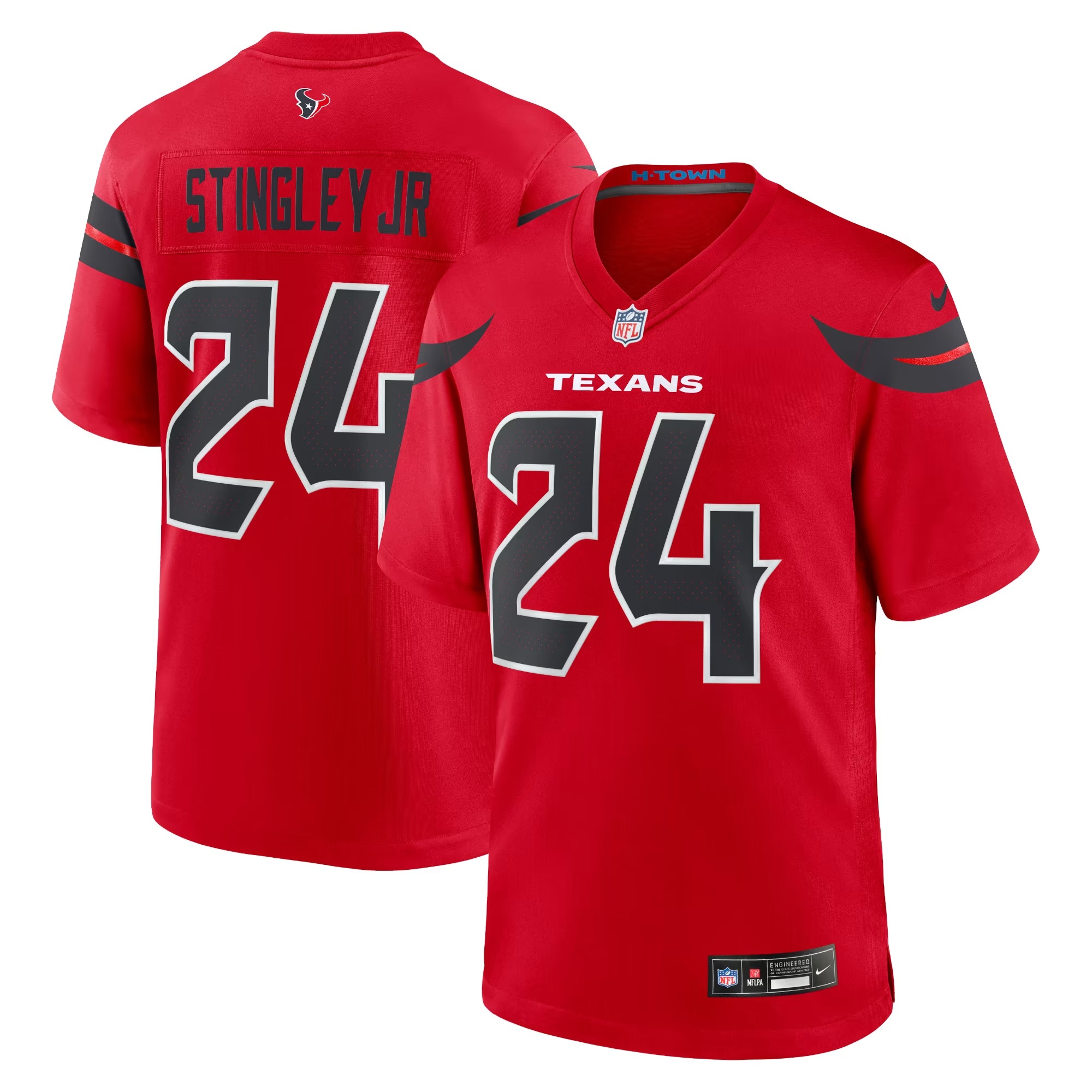 Hunk Wear - Derek Stingley Jr. Houston Texans Nike Alternate Game Jersey - Red