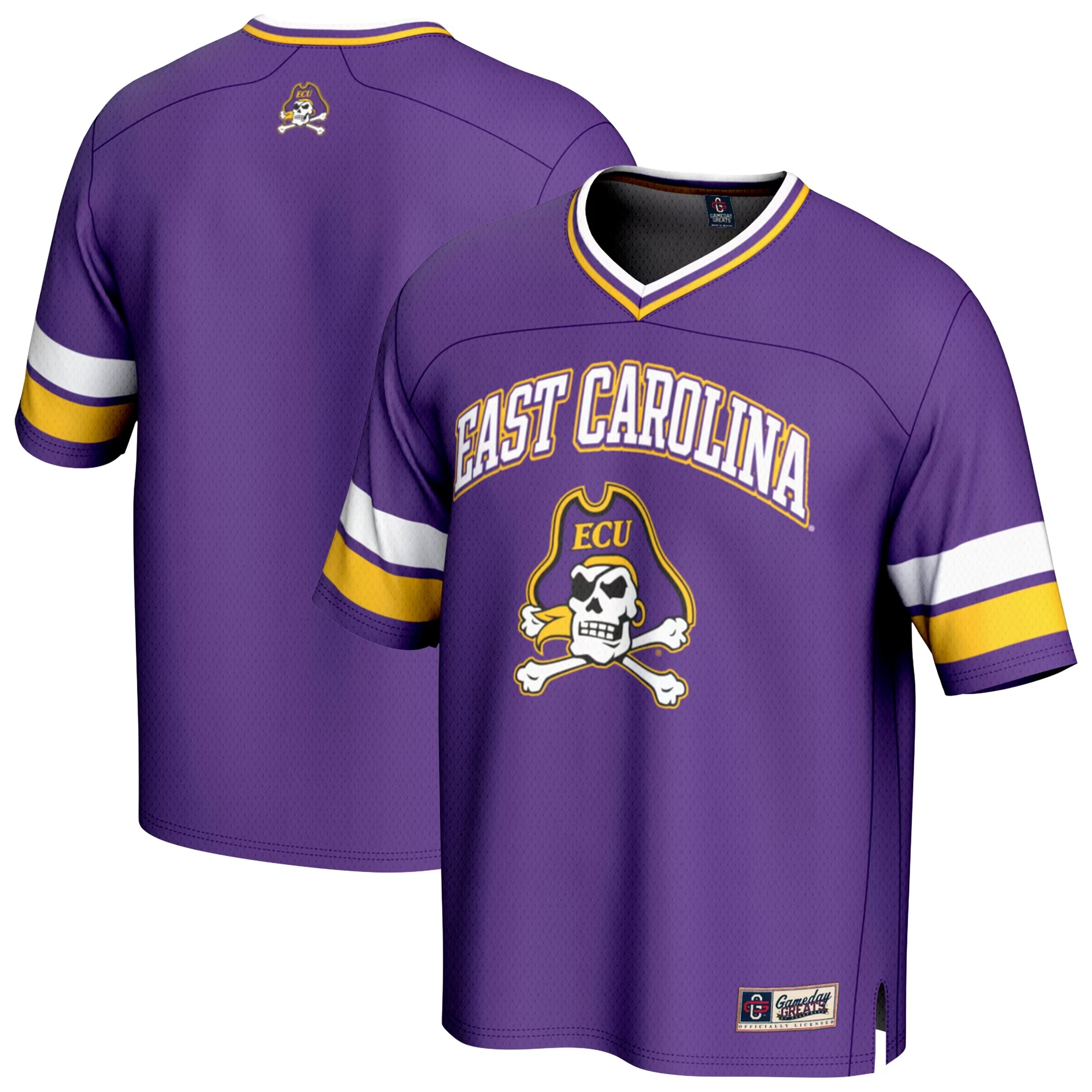 Hunk Wear - ECU Pirates GameDay Greats Unisex Spirit Football Jersey - Purple