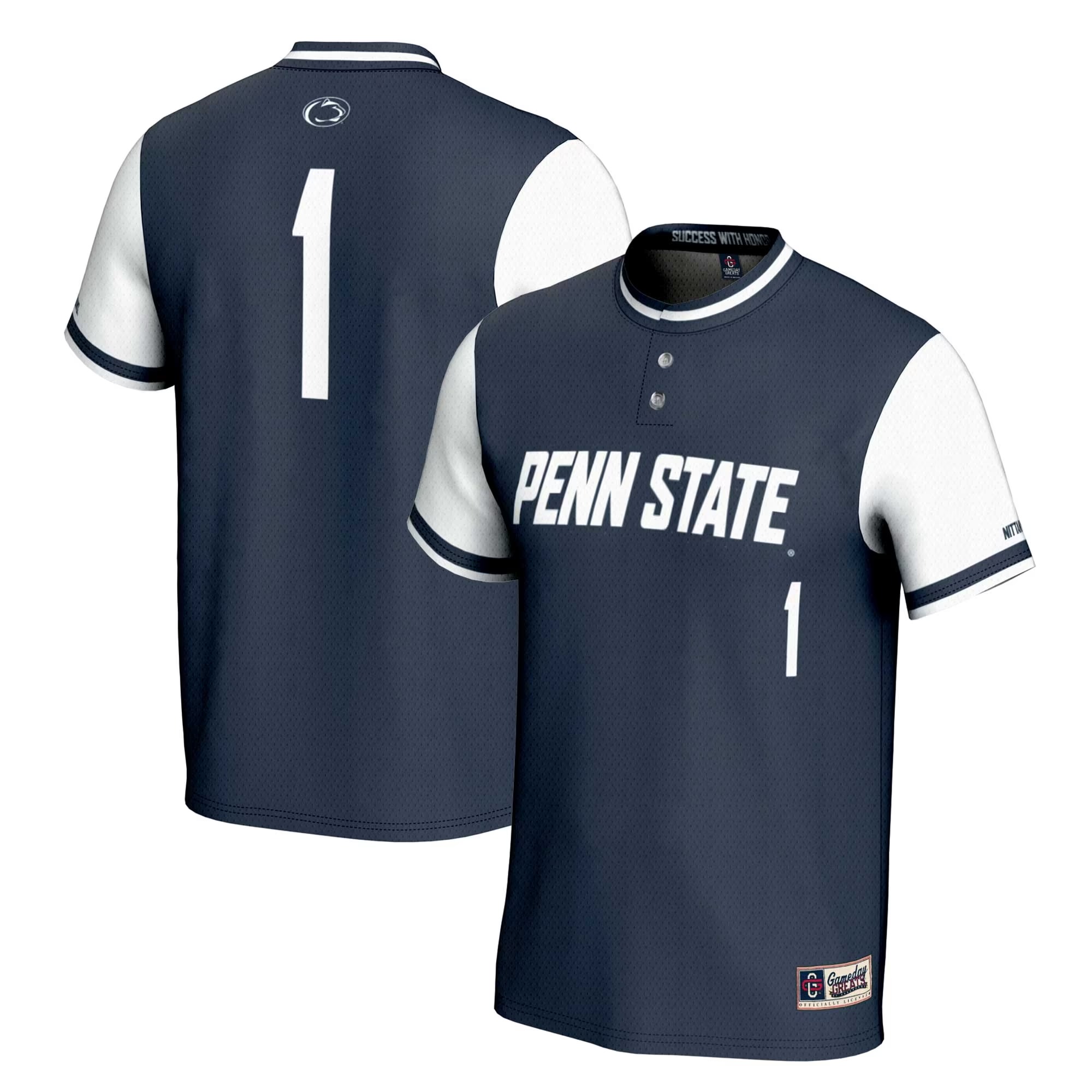 Hunk Wear - #1 Penn State Nittany Lions GameDay Greats Youth Lightweight Softball Jersey - Navy