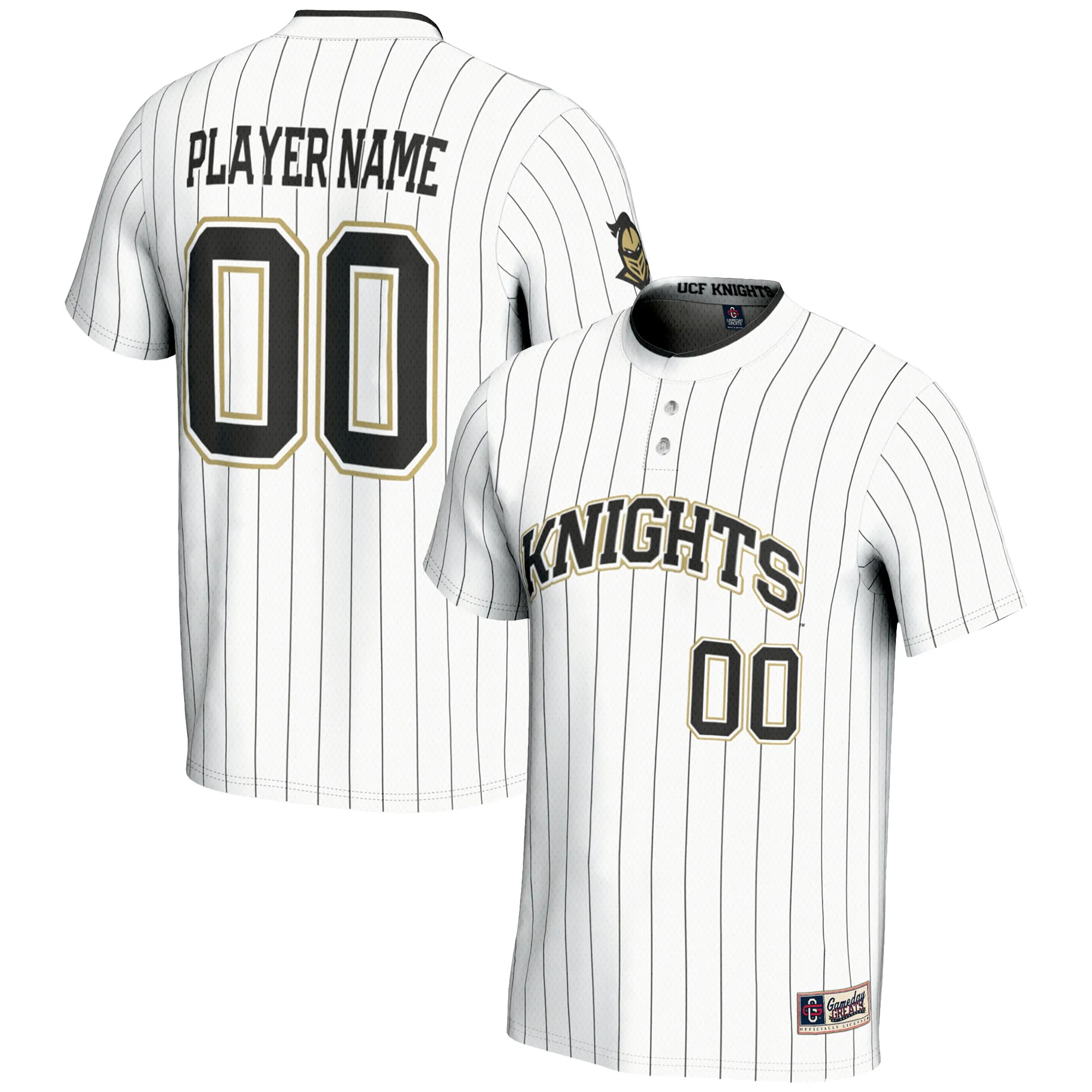 Hunk Wear - UCF Knights GameDay Greats Youth NIL Pick-A-Player Lightweight Softball Jersey - White