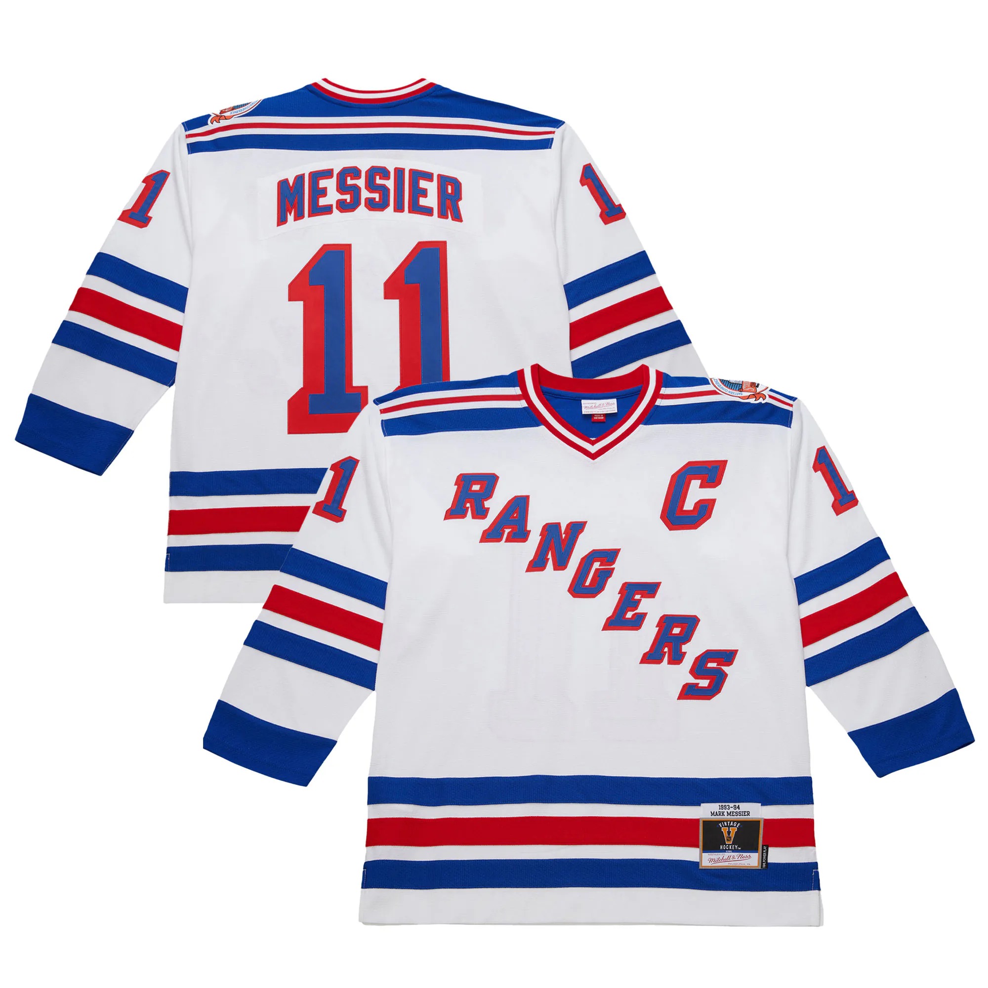 Hunk Wear - Mark Messier New York Rangers 1993-94 Power Play Jersey - White