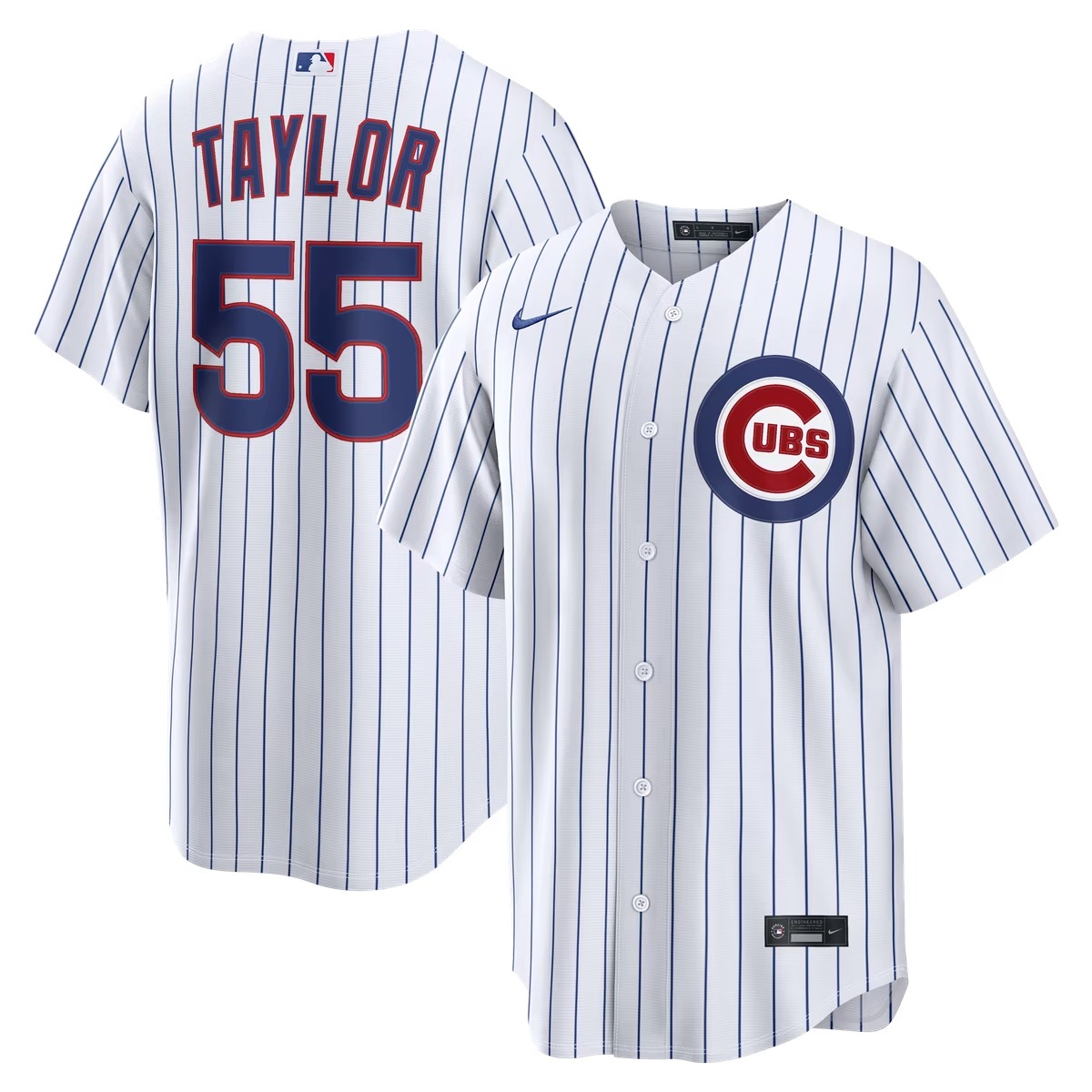 Hunk Wear - Tyrone Taylor Chicago Cubs Nike Home Replica Jersey - White