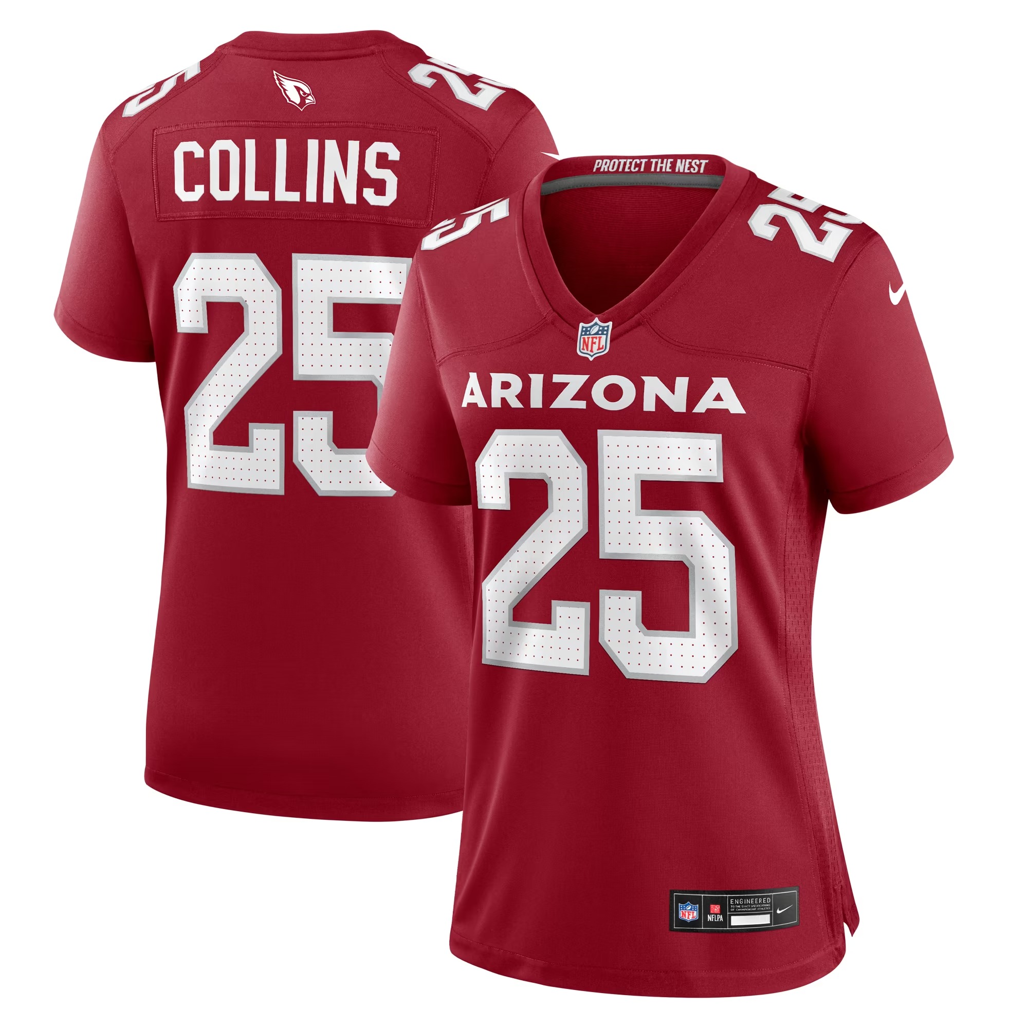 Hunk Wear - Zaven Collins Arizona Cardinals Nike Women's Player Jersey - Cardinal
