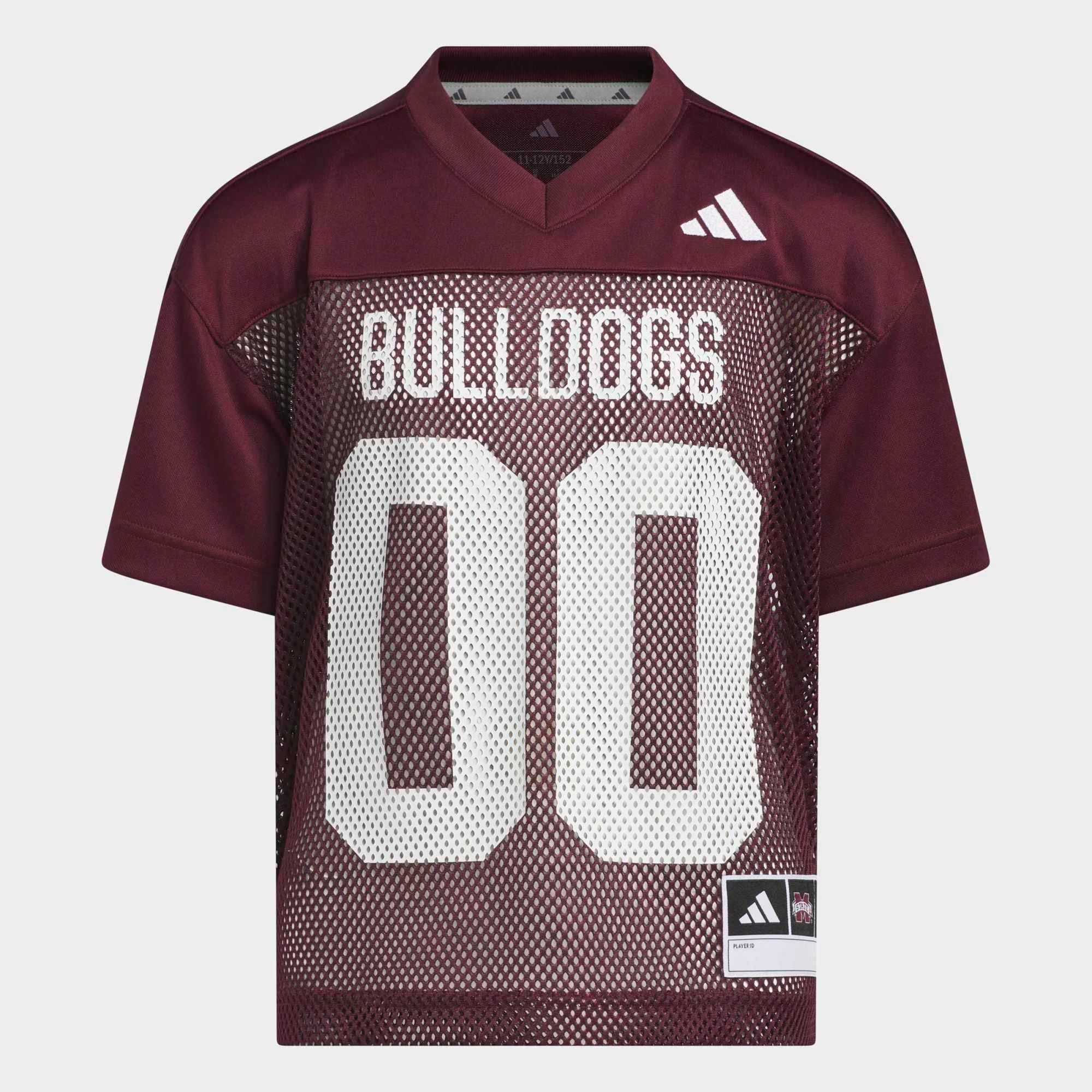 Hunk Wear - Mississippi State Bulldogs adidas Youth Tailgate Jersey - Maroon