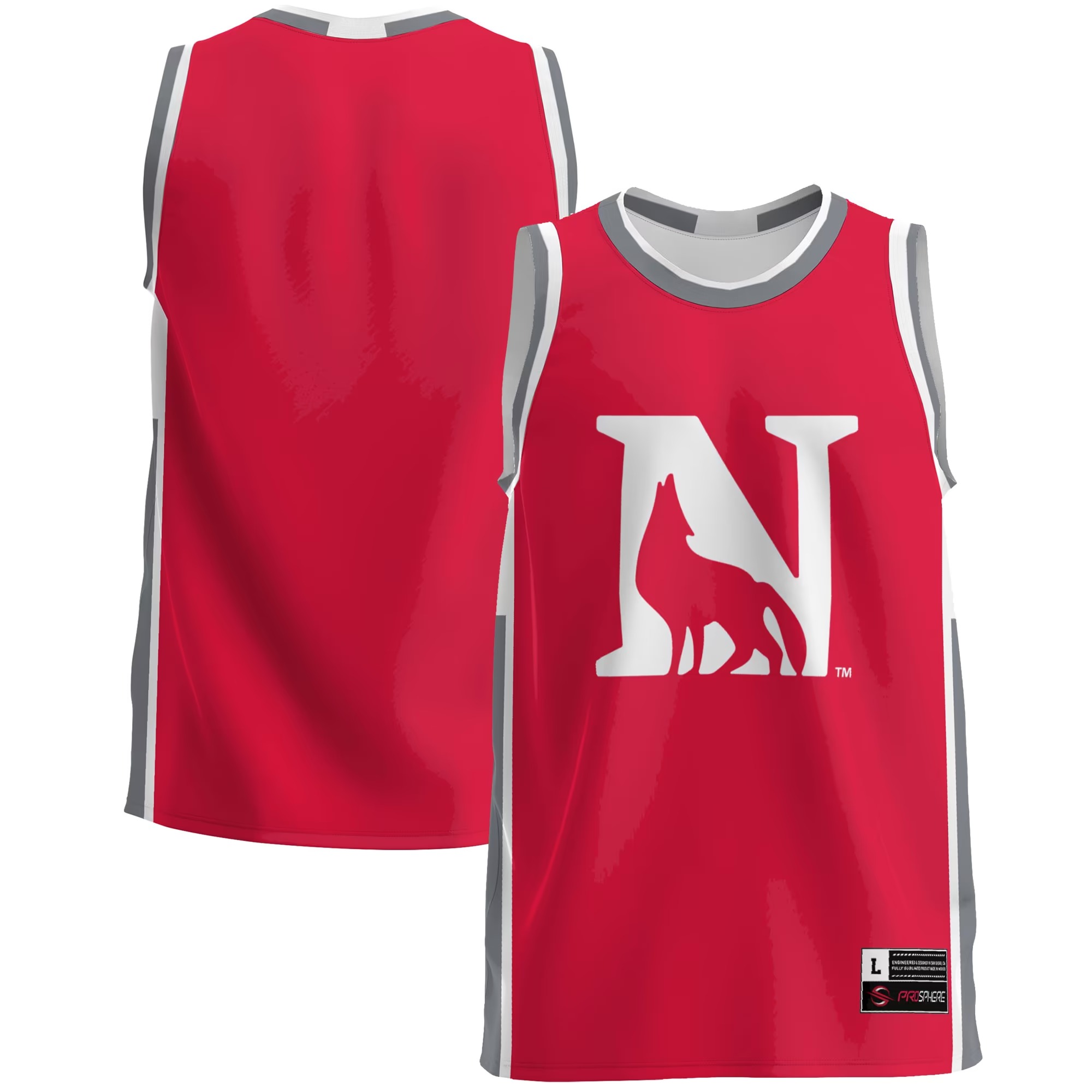 Hunk Wear - Newberry College Wolves GameDay Greats Lightweight Basketball Jersey - Scarlet