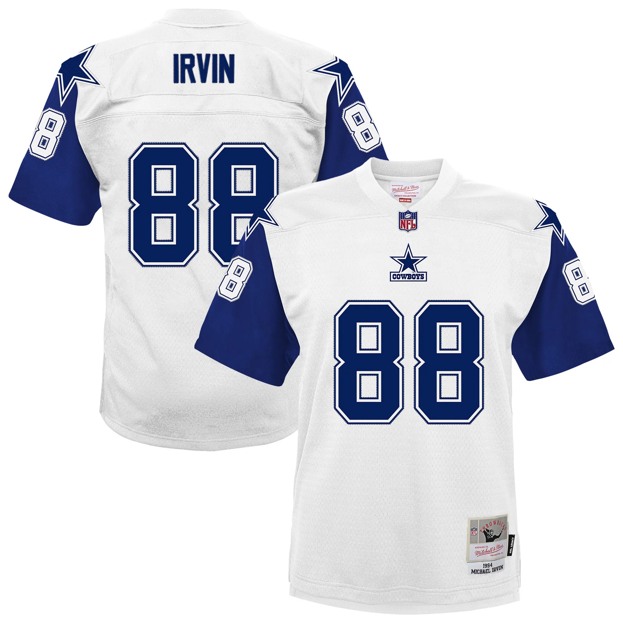 Hunk Wear - Michael Irvin Dallas Cowboys Mitchell & Ness Infant 1994 Alternate Legacy Jersey - White