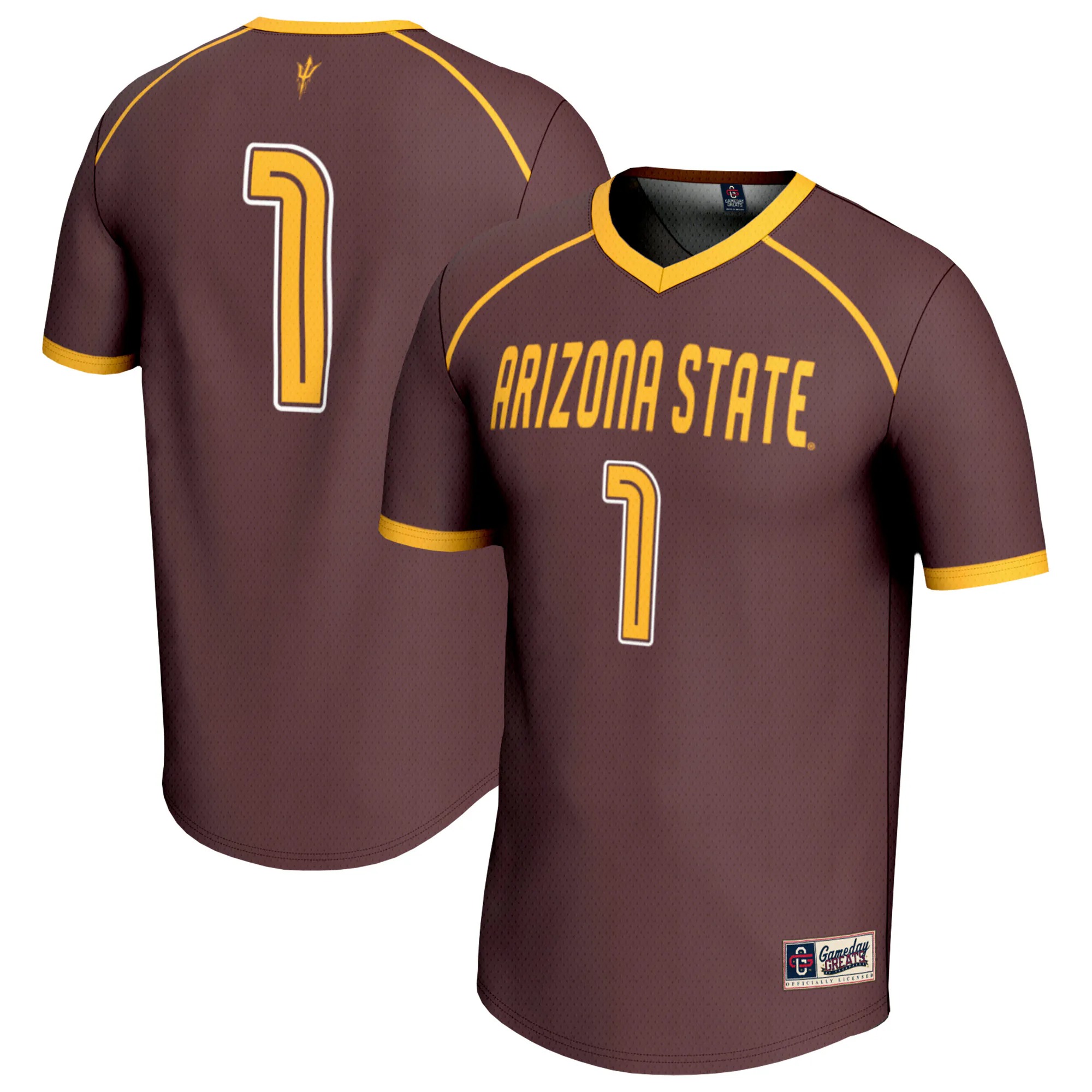 Hunk Wear - #1 Arizona State Sun Devils GameDay Greats Lightweight Women's Lacrosse Fashion Jersey - Maroon