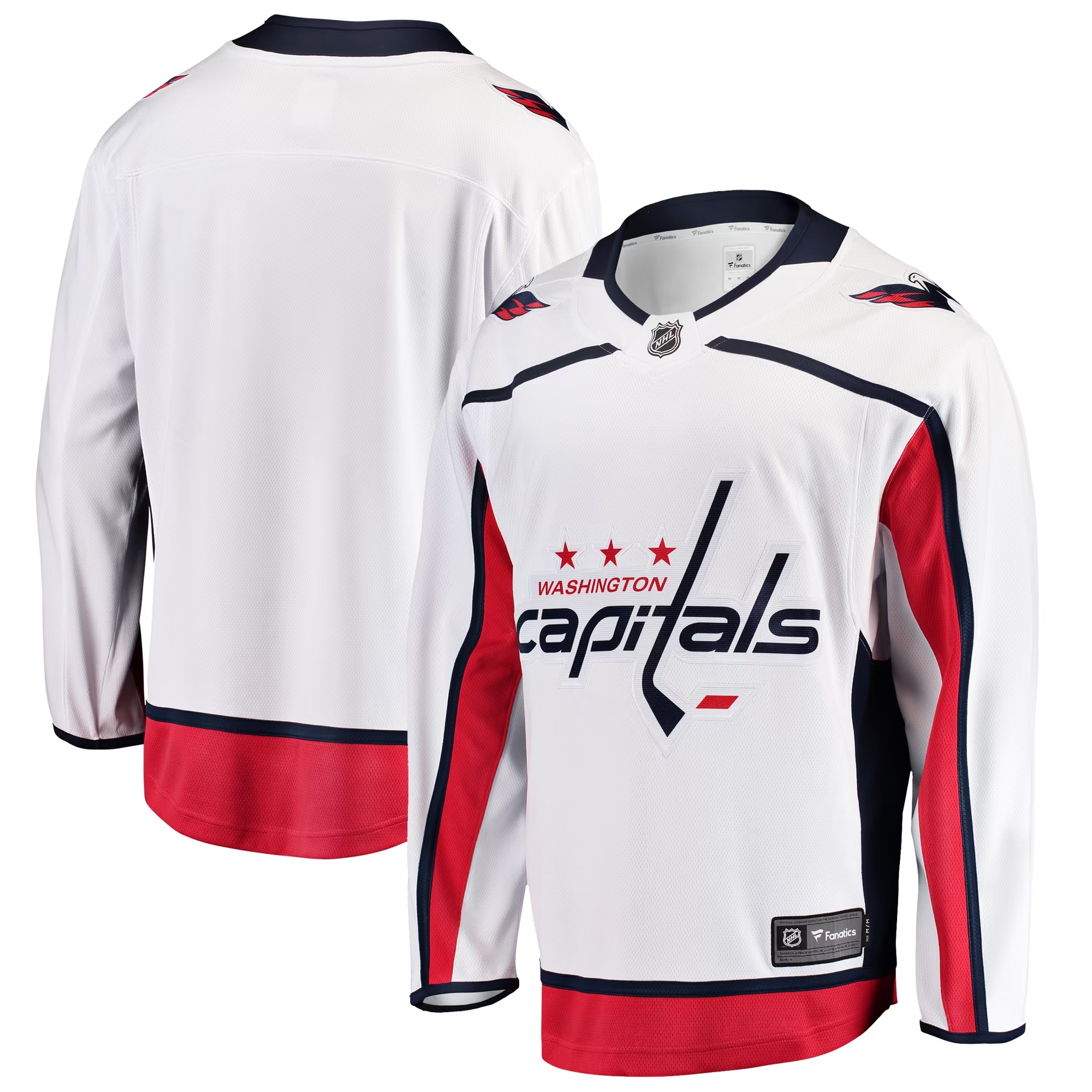 Hunk Wear - Washington Capitals Fanatics Breakaway Away Jersey - White