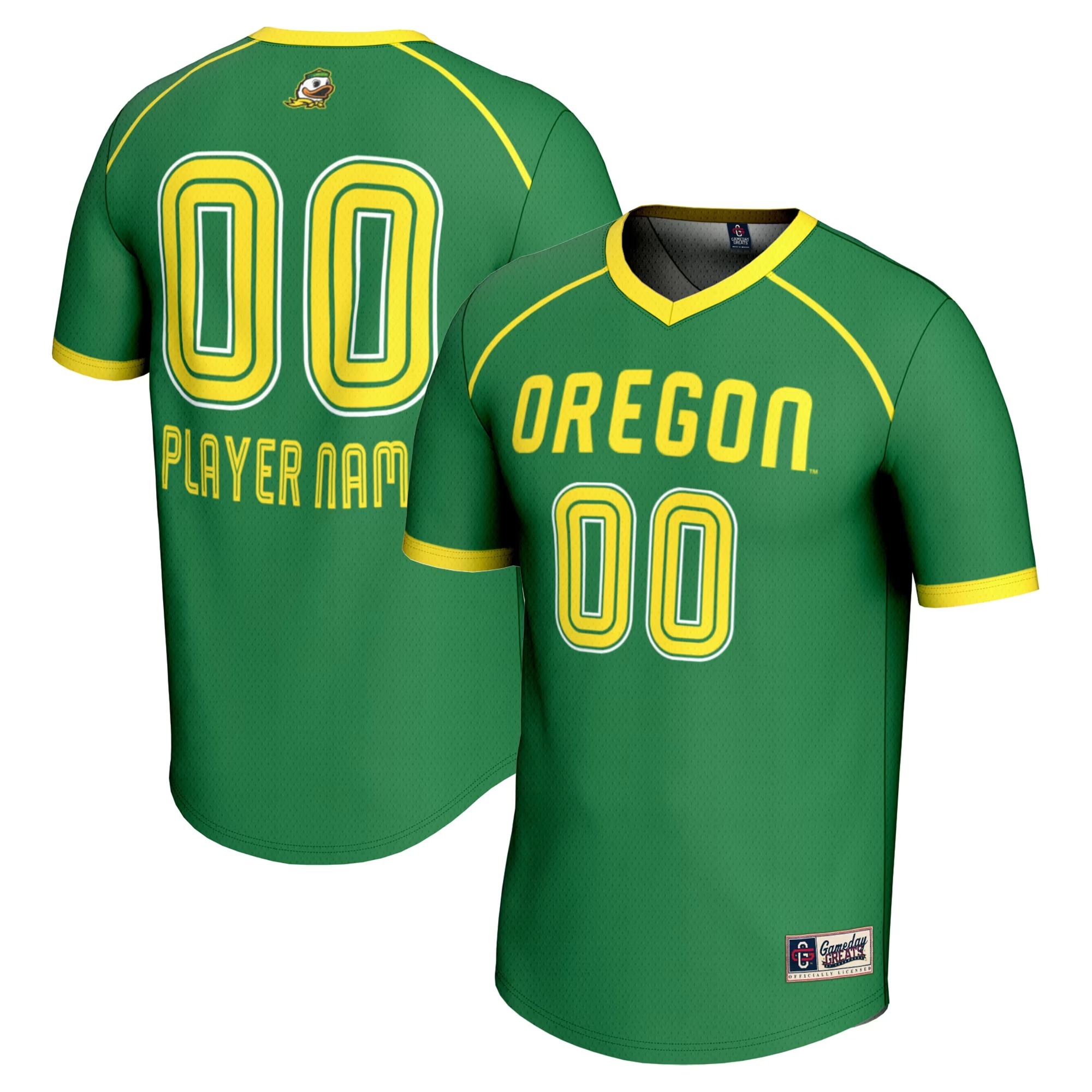 Hunk Wear - Oregon Ducks GameDay Greats Youth Women's Lacrosse NIL Lightweight Jersey - Green