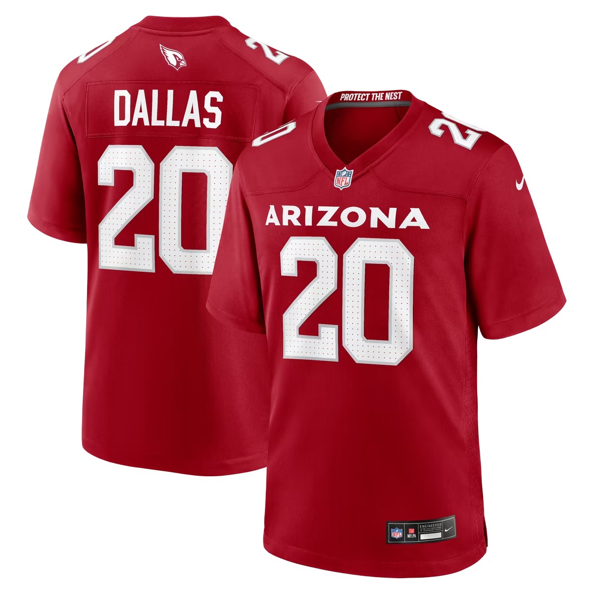 Hunk Wear - DeeJay Dallas Arizona Cardinals Nike Team Game Jersey - Cardinal