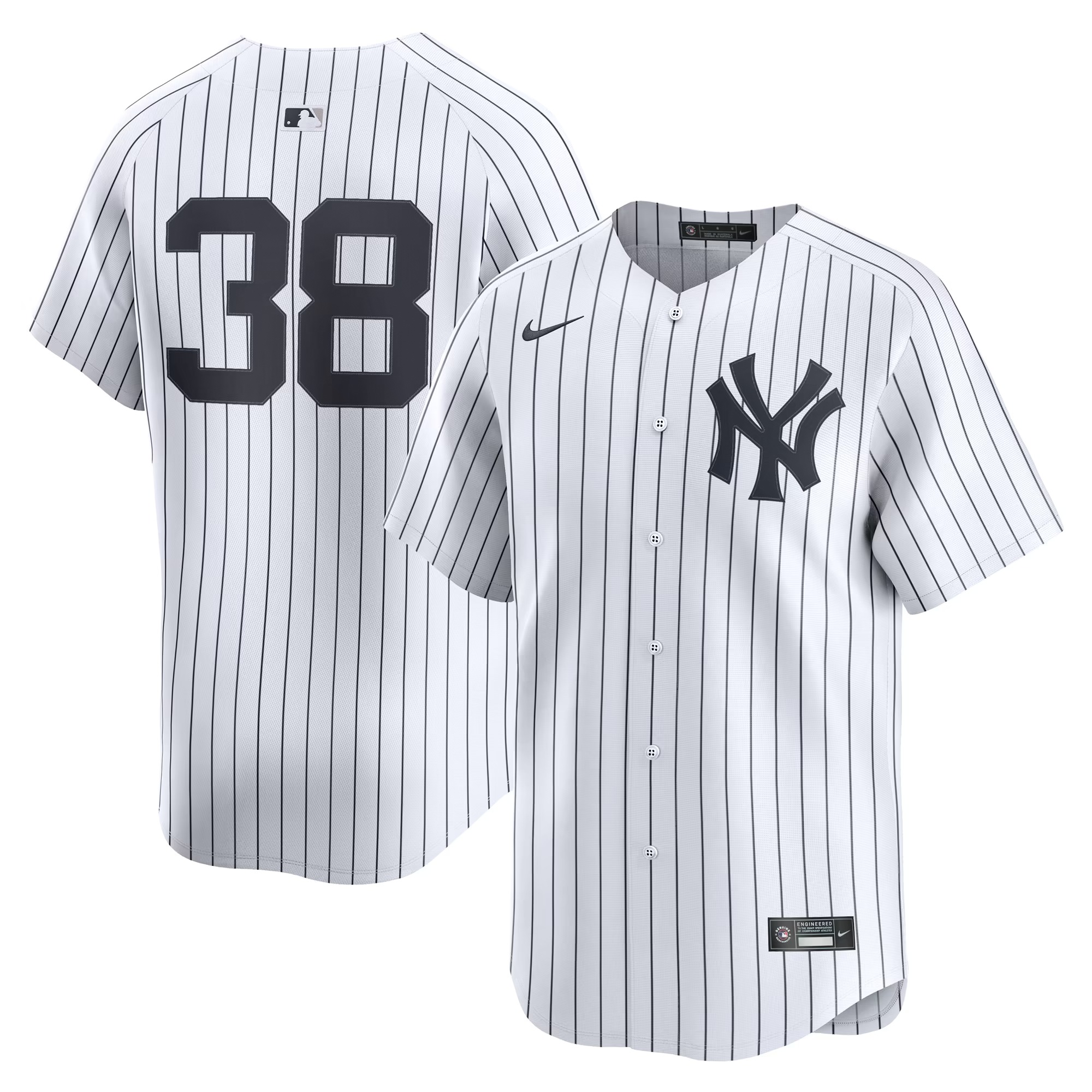 Hunk Wear - Devin Williams New York Yankees Nike Home Limited Player Jersey - White