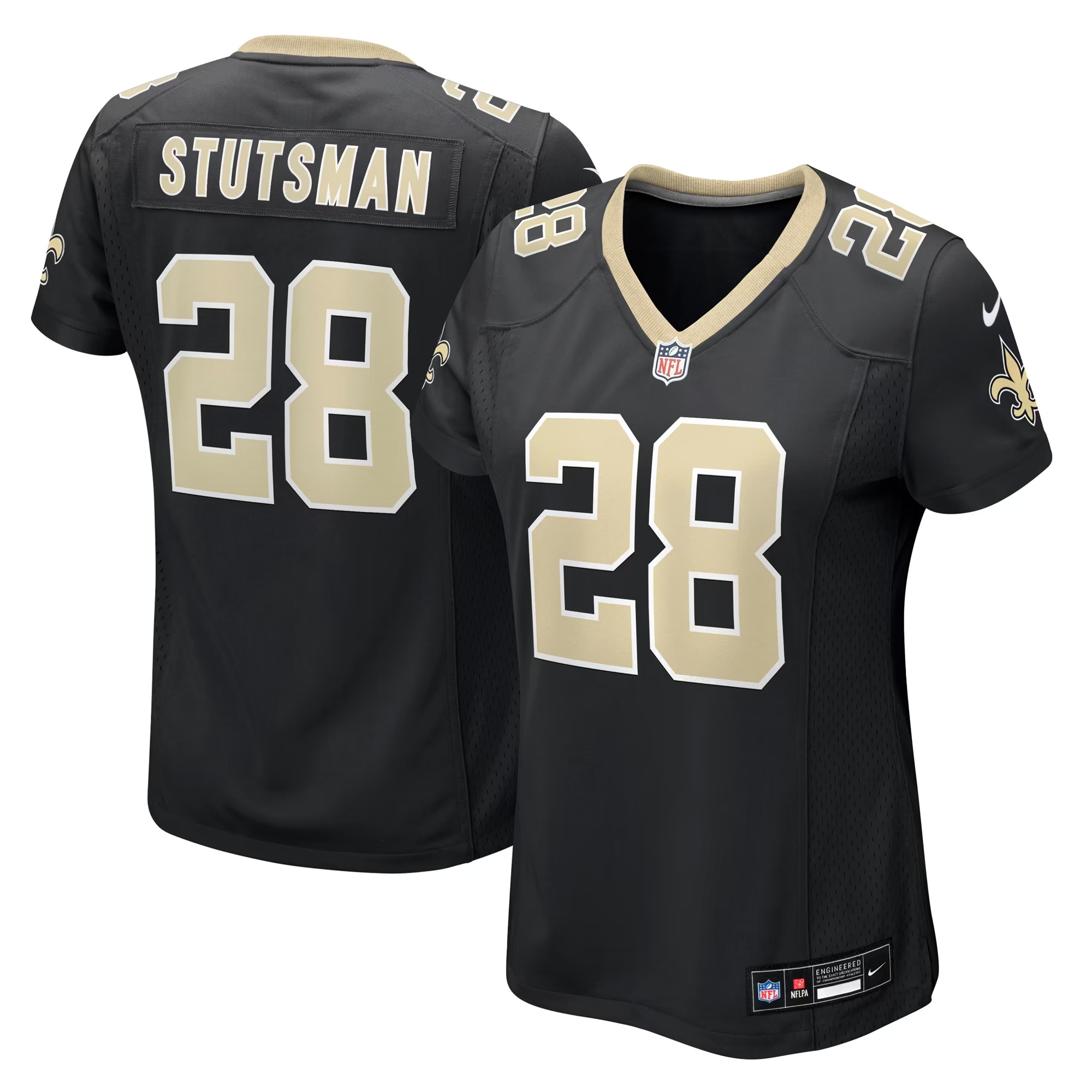 Hunk Wear - Danny Stutsman New Orleans Saints Nike Women's Team Game Jersey - Black