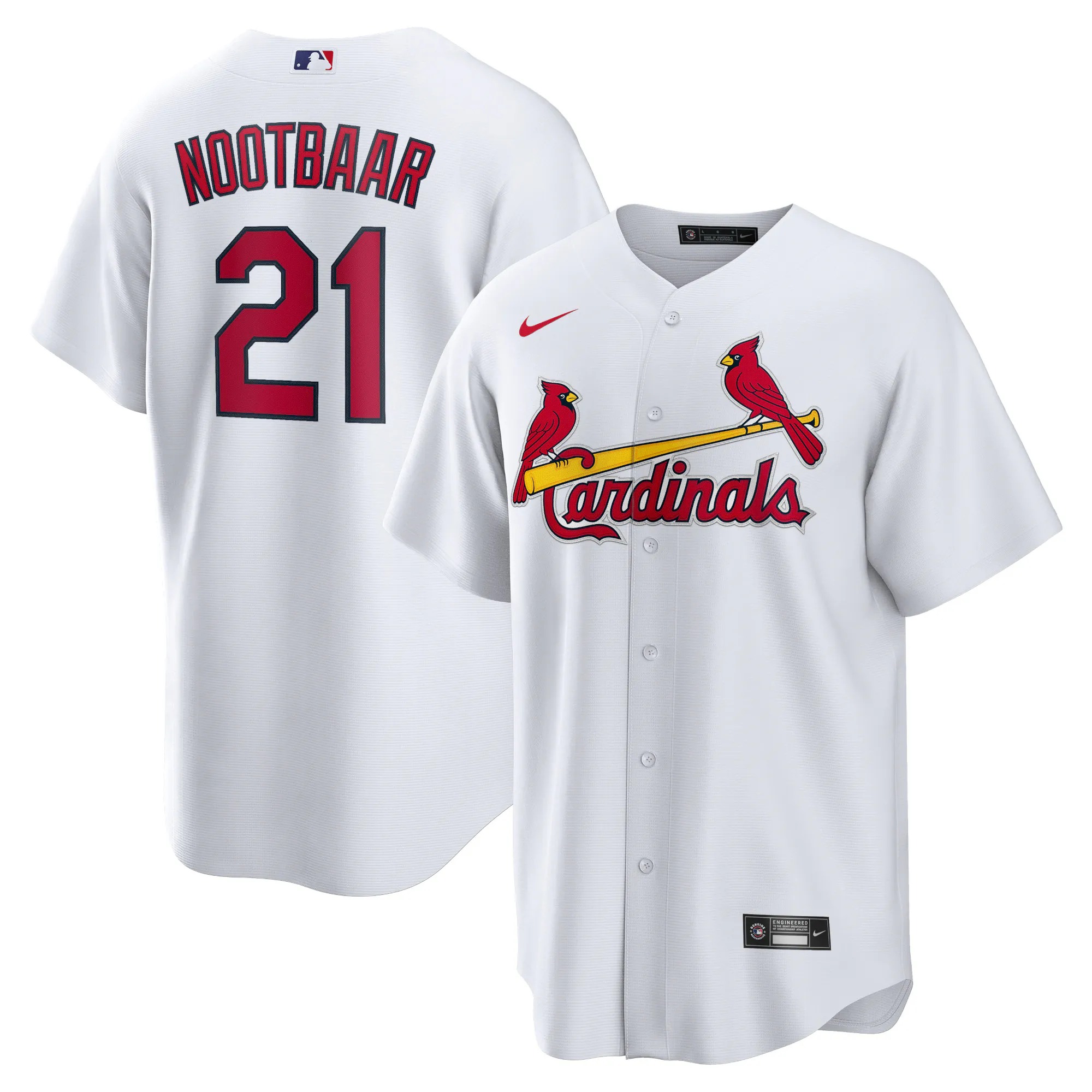 Hunk Wear - Lars Nootbaar St. Louis Cardinals Nike Home Replica Jersey - White