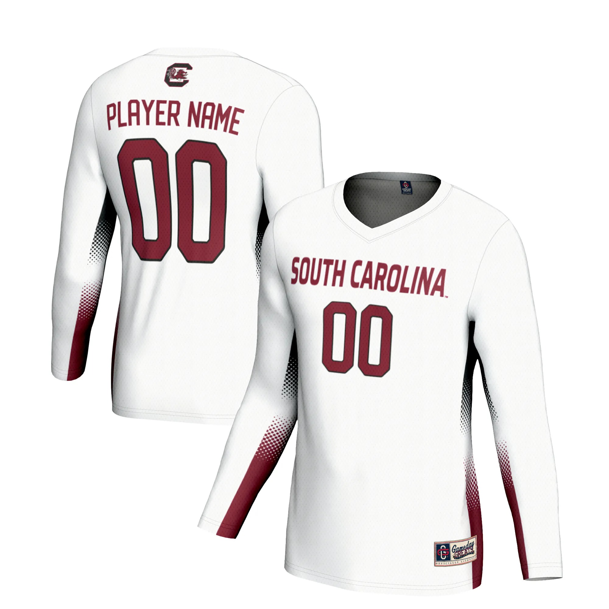 Hunk Wear - South Carolina Gamecocks GameDay Greats Youth NIL Lightweight Volleyball Jersey - White