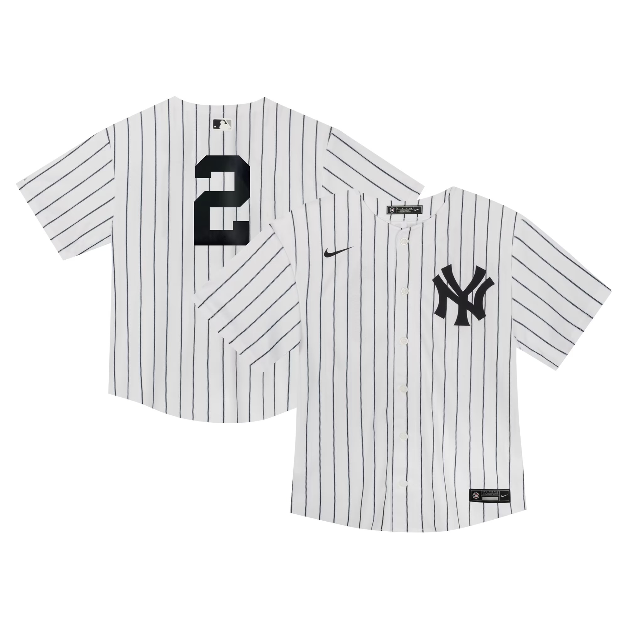 Hunk Wear - Derek Jeter New York Yankees Nike Toddler Game Jersey - White