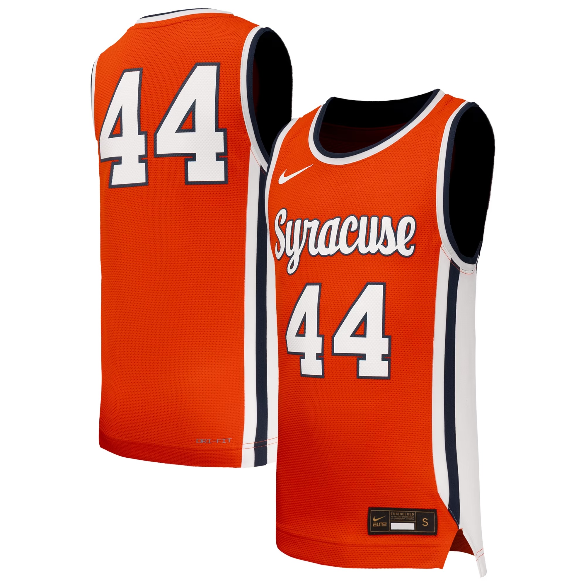 Hunk Wear - #44 Syracuse Orange Nike Youth Replica Basketball Jersey - Orange