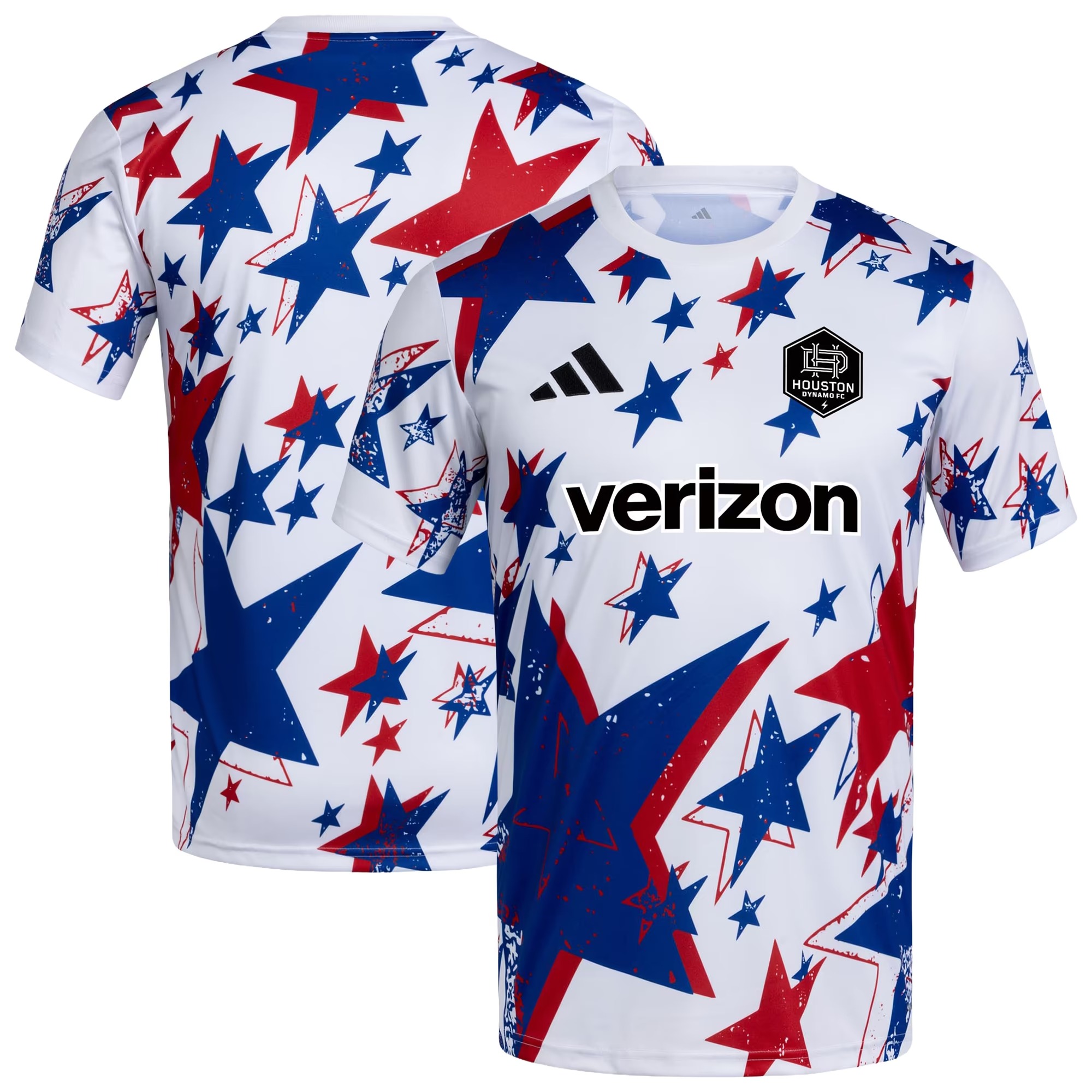 Hunk Wear - Houston Dynamo FC adidas Americana Pre-Match Jersey - White