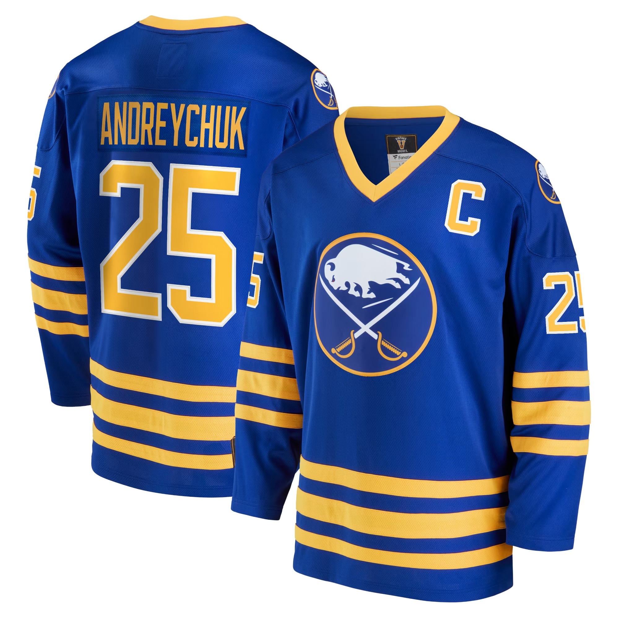 Hunk Wear - Dave Andreychuk Buffalo Sabres Fanatics Breakaway Retired Player Jersey - Royal