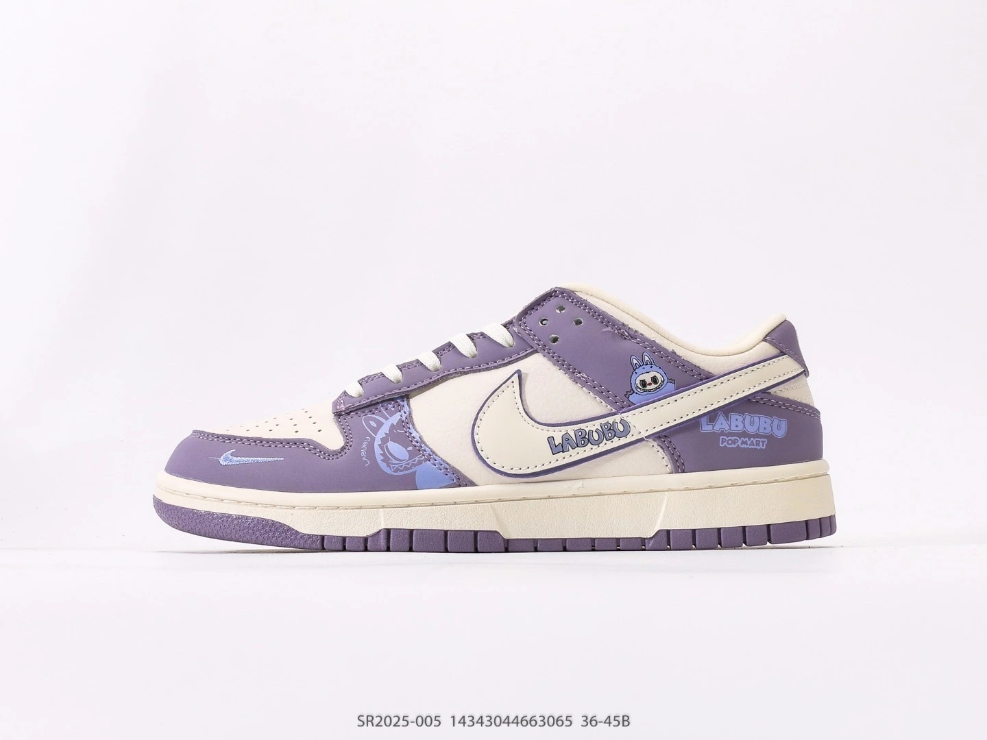Nike Dunk Low Lavender Cartoon Sneakers SR2025-005