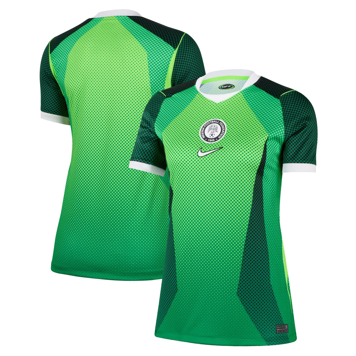 Hunk Wear - Nigeria National Team Nike Women's 2026 Home Stadium Replica Jersey - Green
