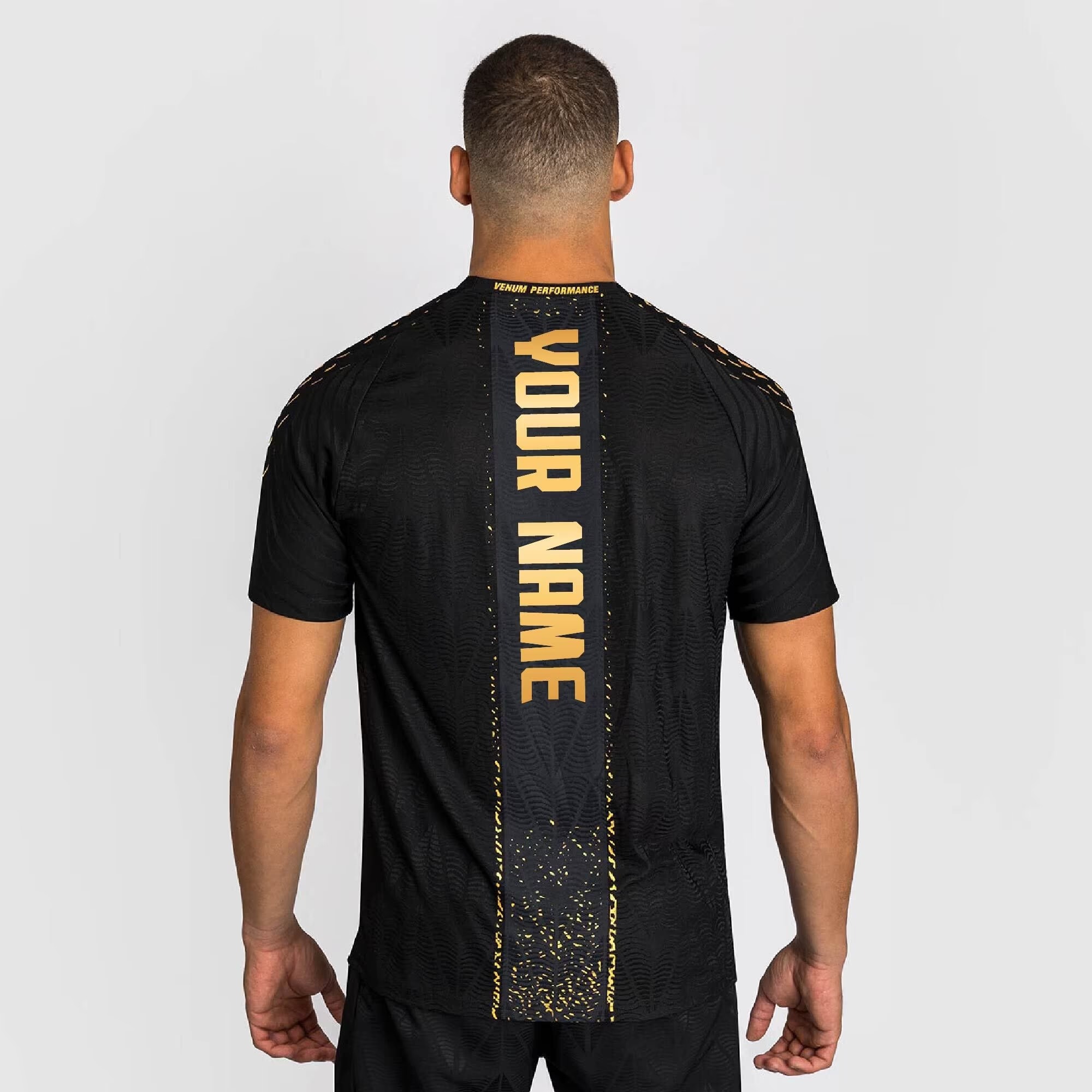 Hunk Wear - UFC Zenith by Venum Authentic Fight Night Personalized Champion Walkout Jersey - Black_Gold