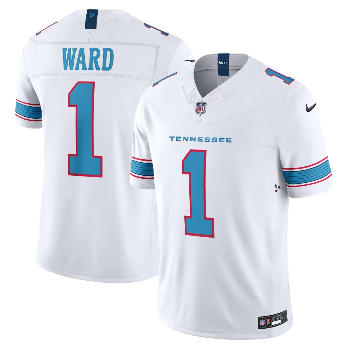 Hunk Wear - Cameron Ward Tennessee Titans Nike Vapor F.U.S.E. Stitched Limited Jersey - White