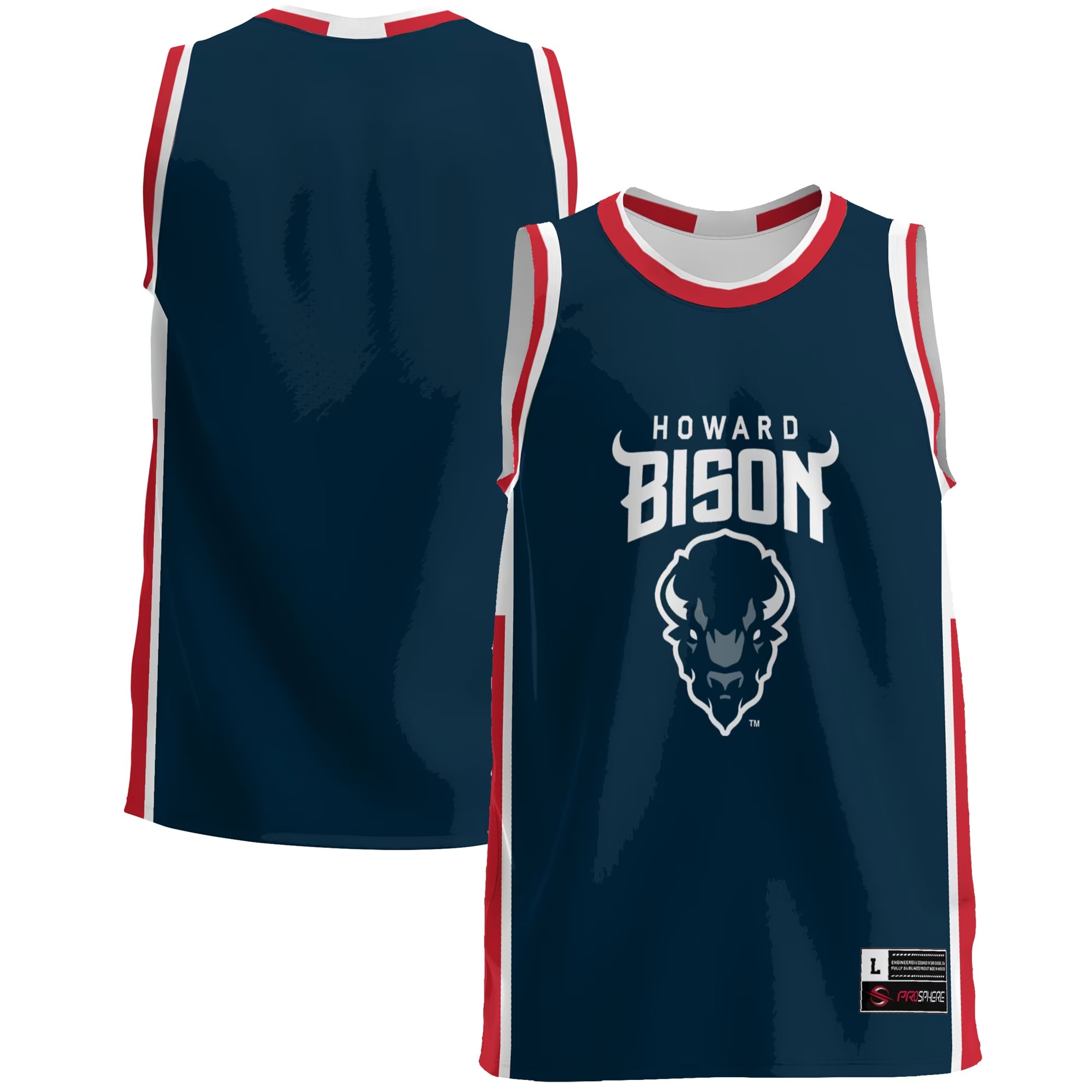 Hunk Wear - Howard Bison GameDay Greats Lightweight Basketball Jersey - Blue