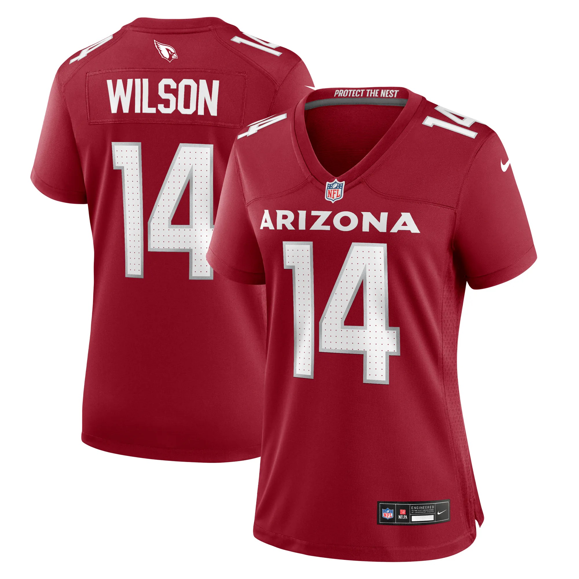 Hunk Wear - Michael Wilson Arizona Cardinals Nike Women's Team Game Jersey - Cardinal